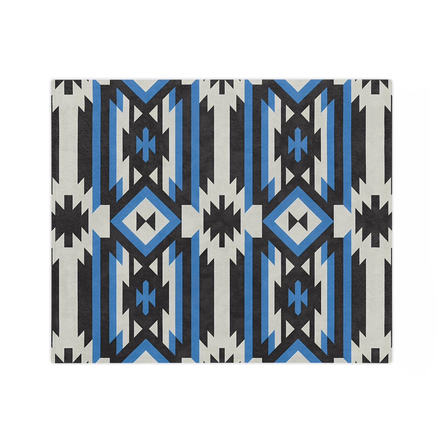 Geometric Pattern Velveteen Microfiber Blanket - Soft Throw for Home Decor, Cozy Gift for Any Occasion, Warm Blanket, Stylish Home - LOLA VEGAS ART