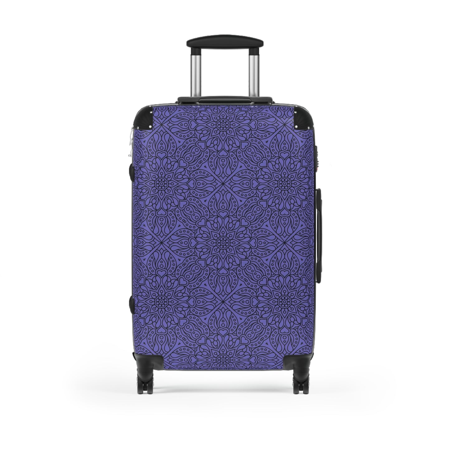 Purple Boho Chic Suitcase Cover, Stylish Luggage Protector, Travel Accessory, Personalized Travel Gift, Vacation Essentials - LOLA VEGAS ART