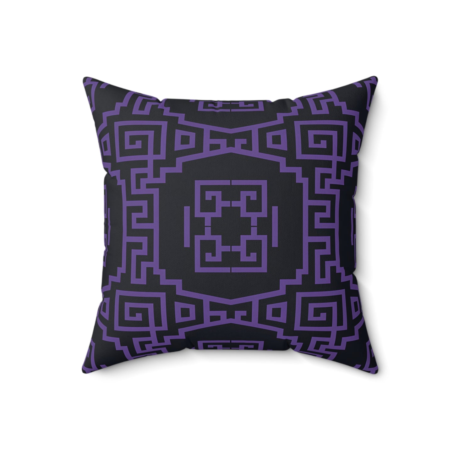 Stylish Geometric Purple Pillow, Modern Cushion, Home Decor Accent, Throw Pillow, Gift for Her, Bedroom and Living Room Decor