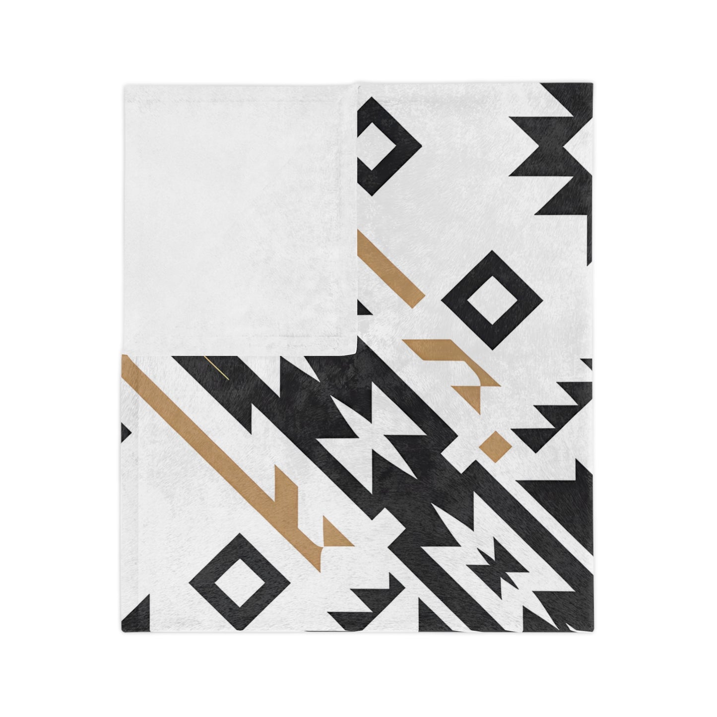 Geometric Pattern Microfiber Blanket, Cozy Home Decor, Stylish Gift, Warm Throw for All Occasions, Modern Bedspread - LOLA VEGAS ART