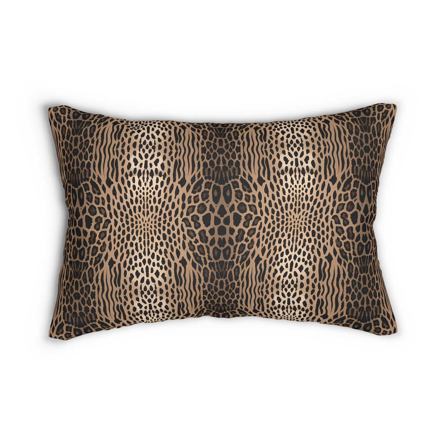 Stylish Leopard Print Lumbar Pillow | Home Decor, Accent Cushion, Boho Chic, Gift for Her, Living Room Accent - LOLA VEGAS ART