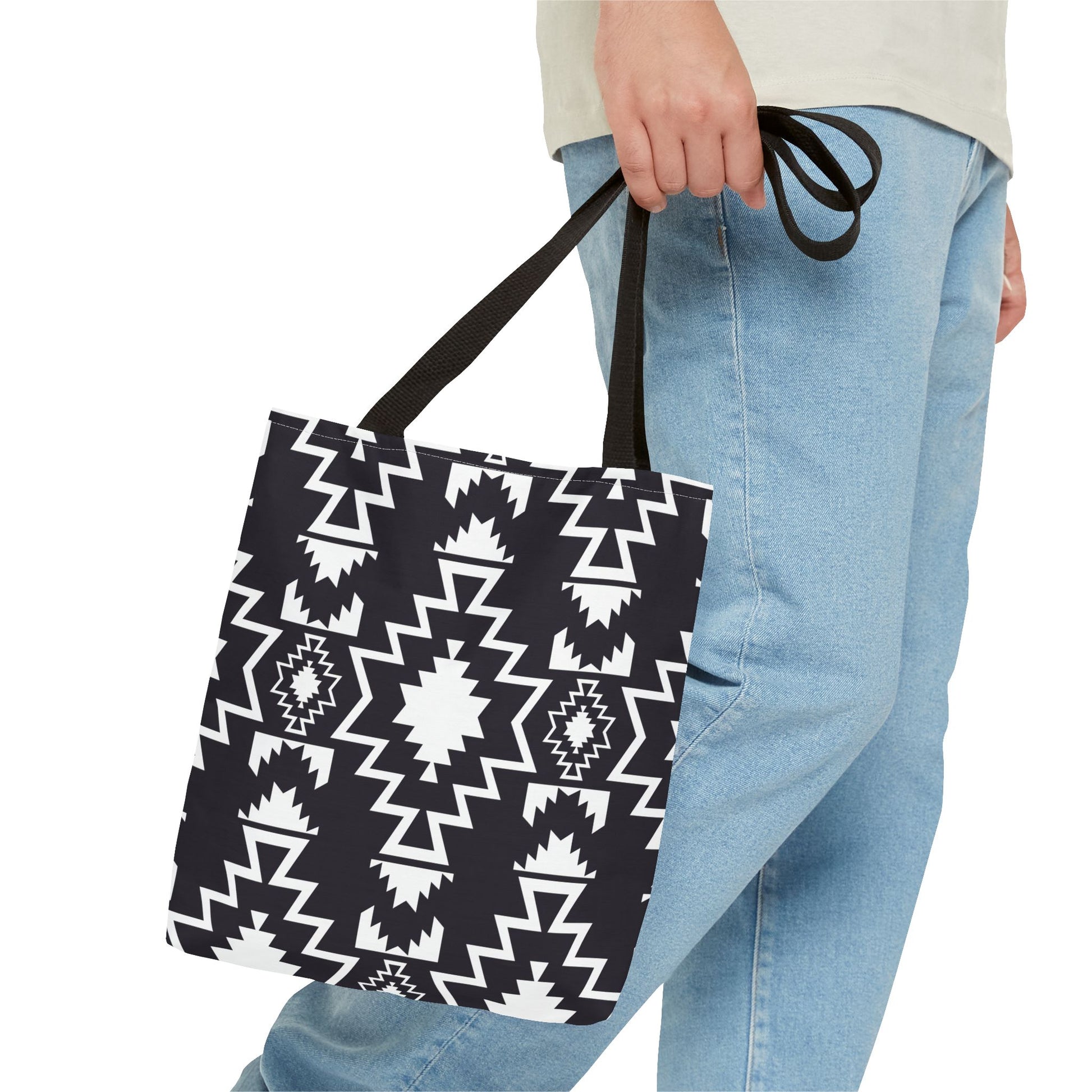 Stylish Tribal Tote Bag | Boho Chic Carryall, Eco-Friendly Shopping Bag, Beach Bag, Unique Gift for Her, Festival Accessory - LOLA VEGAS ART