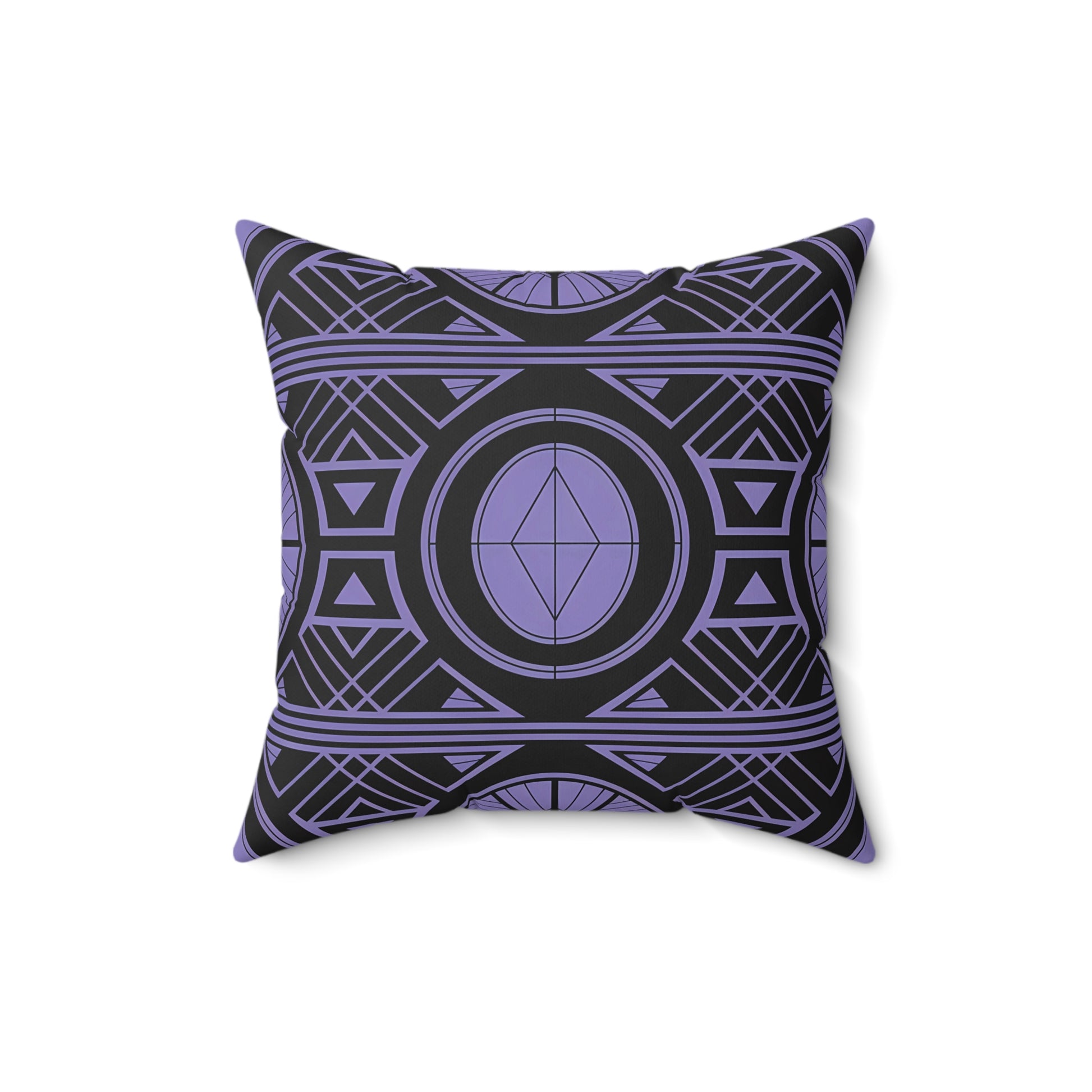 Geometric Purple Accent Pillow | Modern Home Decor, Throw Pillow, Cozy Living Room, Housewarming Gift, Boho Accessories - LOLA VEGAS ART