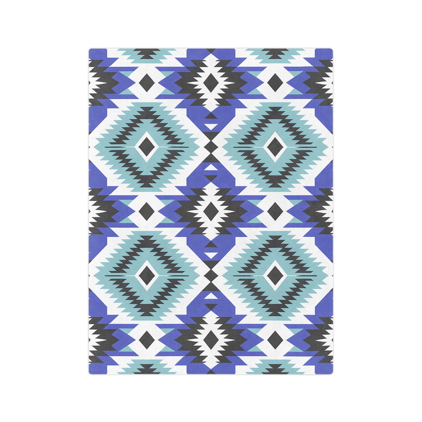 Bohemian Velveteen Microfiber Blanket - Cozy Tribal Pattern Throw, Ideal for Home Decor, Camping, Picnics, and Gifts - LOLA VEGAS ART