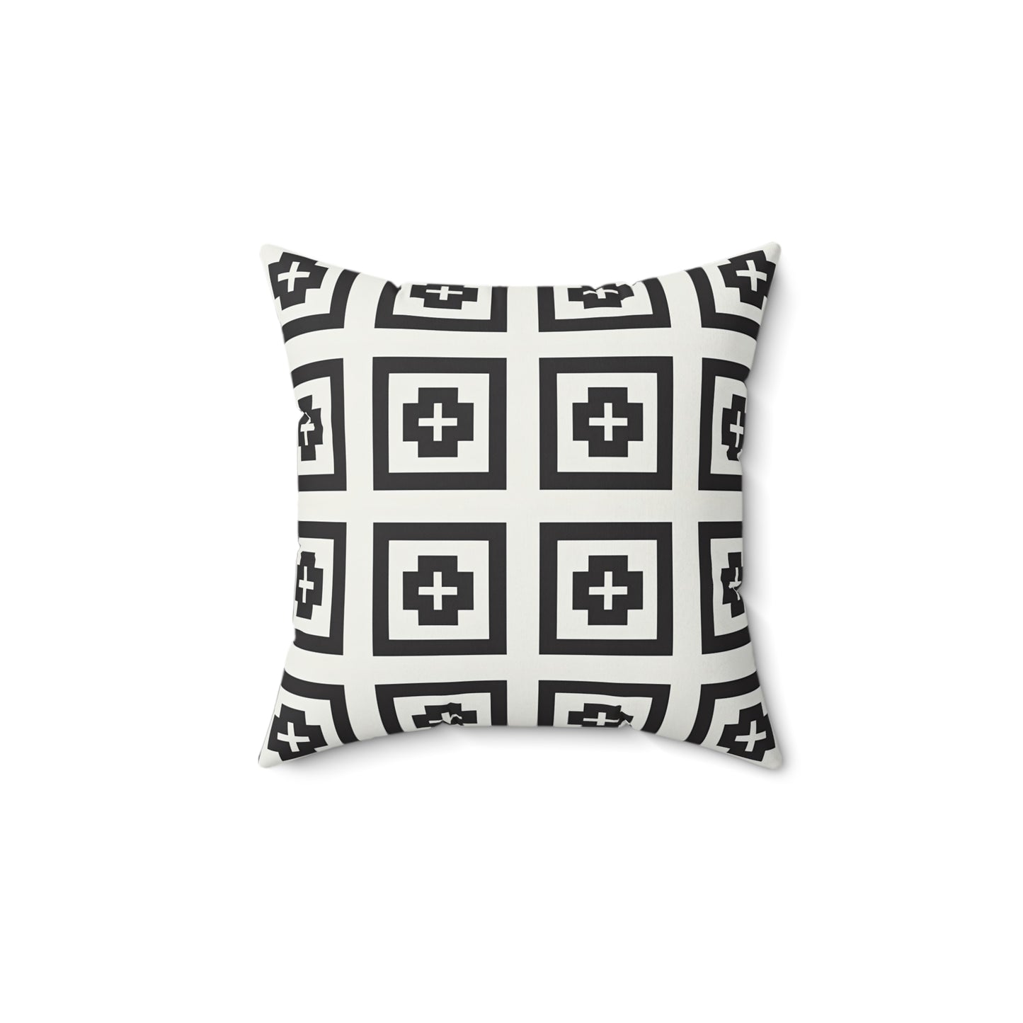 Modern Geometric Decor Pillow, Cushion for Living Room, Office, Minimalist Home Accent, Gift for Housewarming, Neutral Tones