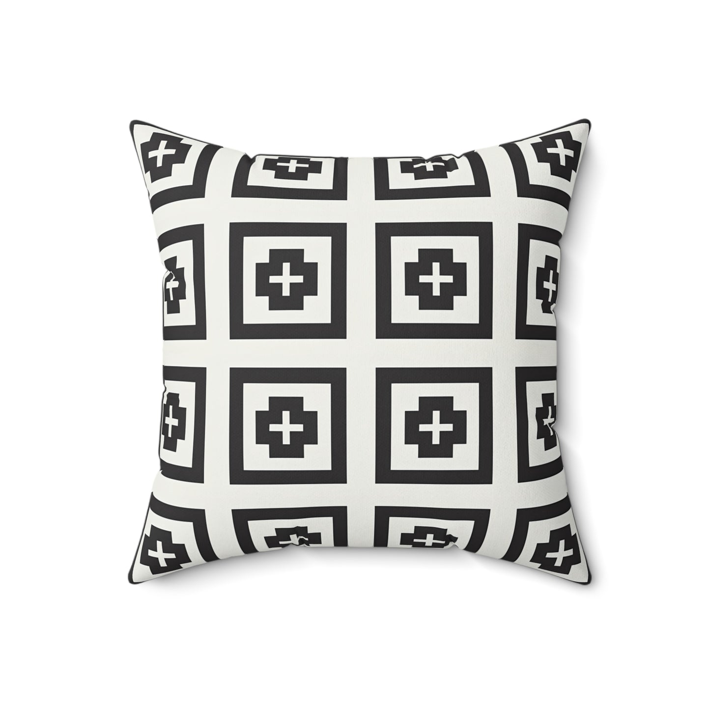 Modern Geometric Decor Pillow, Cushion for Living Room, Office, Minimalist Home Accent, Gift for Housewarming, Neutral Tones