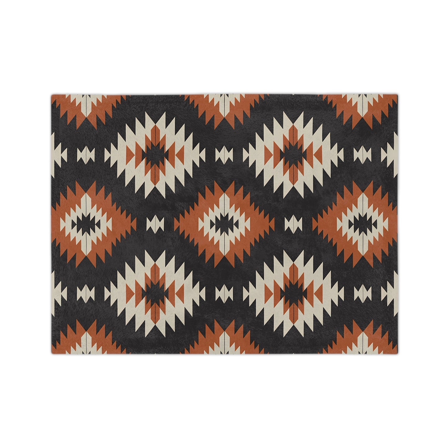 Tribal Print Velveteen Microfiber Blanket | Cozy Home Decor, Native American Inspired Gift, Boho Throw, Wedding Gift, Warm Soft Blanket - LOLA VEGAS ART