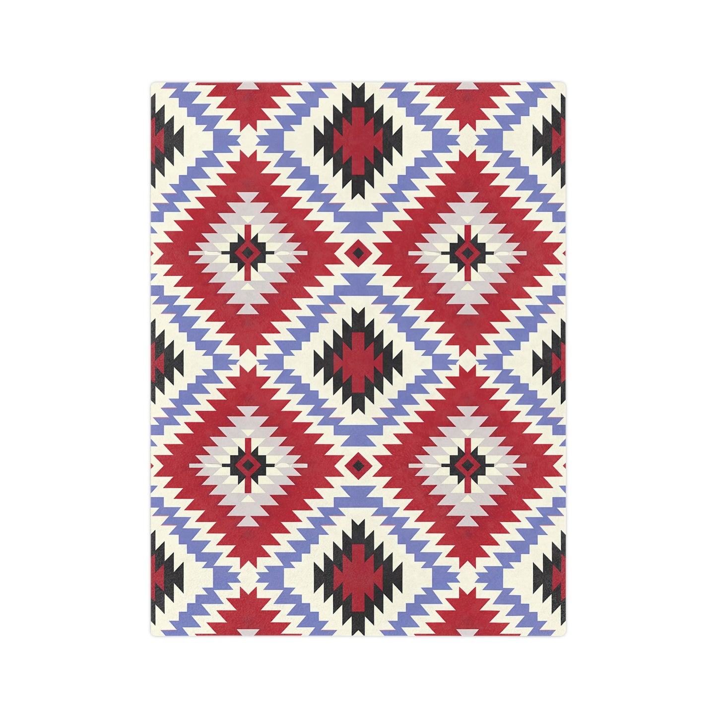 Cozy Velveteen Microfiber Blanket - Warm Southwest Pattern, Perfect for Home Decor, Gift for Holidays, Picnic, Living Room - LOLA VEGAS ART
