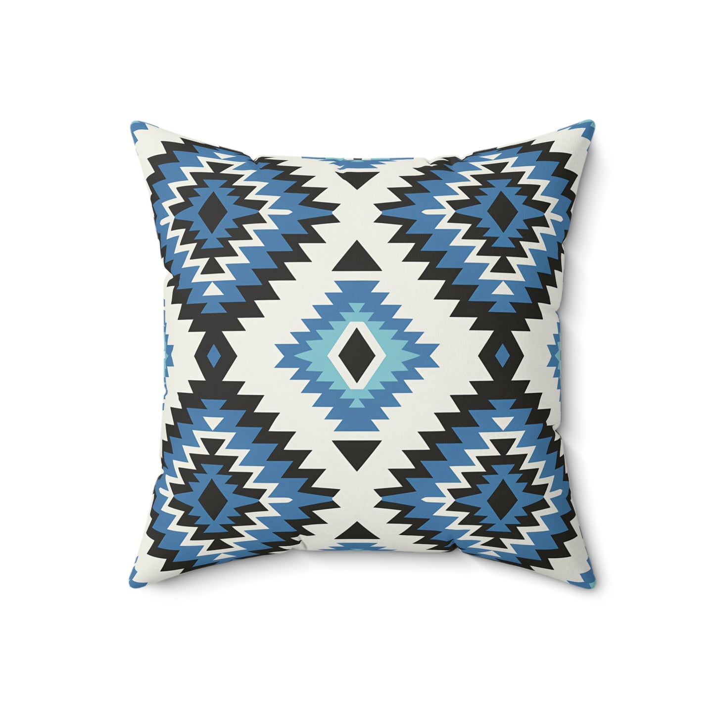 Geometric Pattern Decorative Pillow, Boho Couch Cushion, Modern Home Decor, Bohemian Accent Pillow, Tribal Print Throw Pillow - LOLA VEGAS ART
