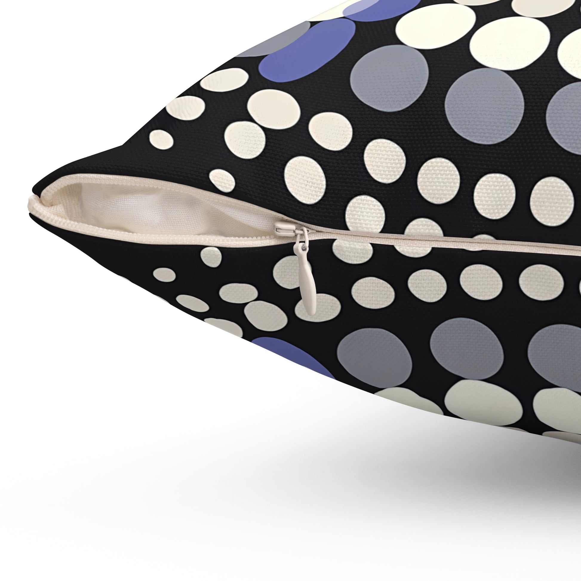 Black, White and Purple Geometric Decor Pillow, Modern Throw Pillow for Home, Stylish Cushion, Unique Gift Idea, Abstract Pillow Cover - LOLA VEGAS ART