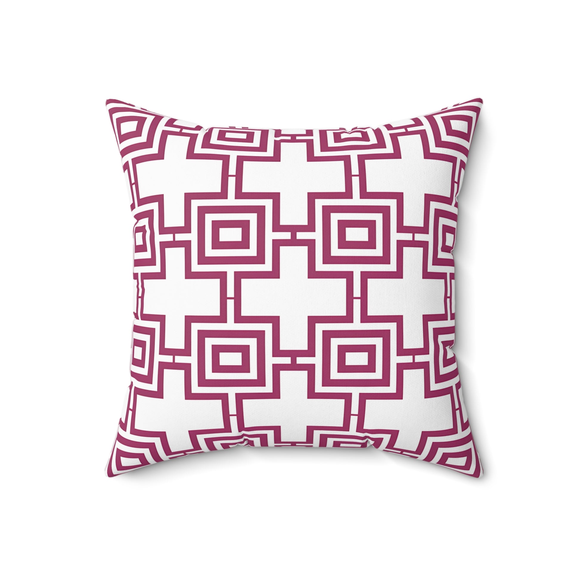 Chic Geometric Throw Pillow - Modern Home Decor, Sofa Cushion, Gift for Housewarming, Living Room Accent, Cozy Decoration - LOLA VEGAS ART