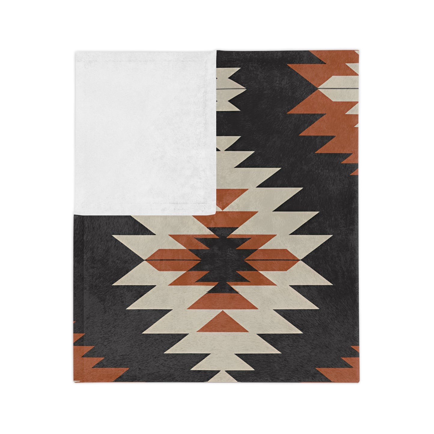 Tribal Print Velveteen Microfiber Blanket | Cozy Home Decor, Native American Inspired Gift, Boho Throw, Wedding Gift, Warm Soft Blanket - LOLA VEGAS ART