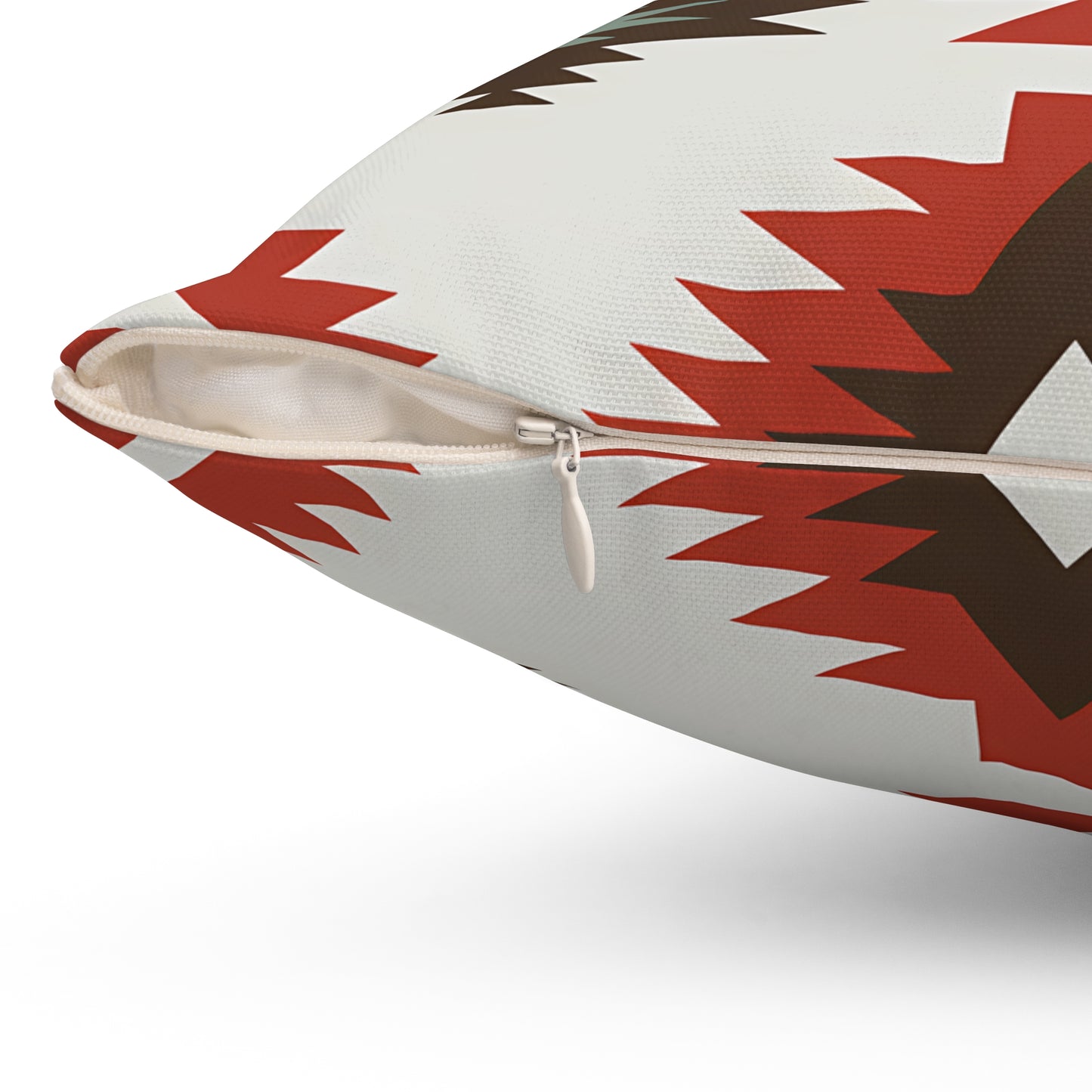 Boho Chic Spun Polyester Square Pillow, Southwest Decor, Tribal Pattern Accent Cushion, Home Cozy Throw Pillow, Gift for Housewarming - LOLA VEGAS ART