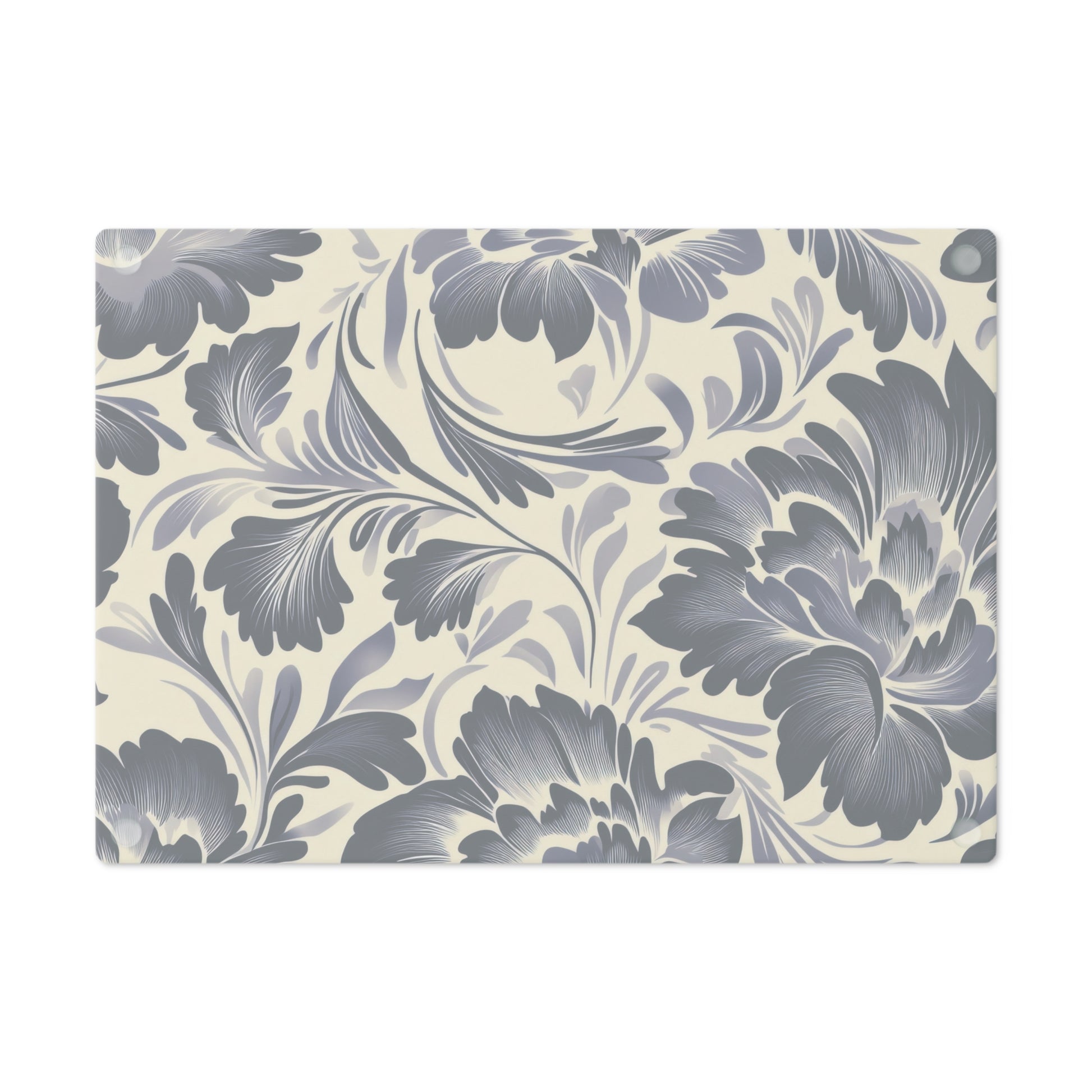 Floral Cutting Board - Elegant Kitchen Decor, Gift for Home Chefs, Bridal Shower Present, Mother's Day Kitchen Gift, Handmade Kitchenware - LOLA VEGAS ART