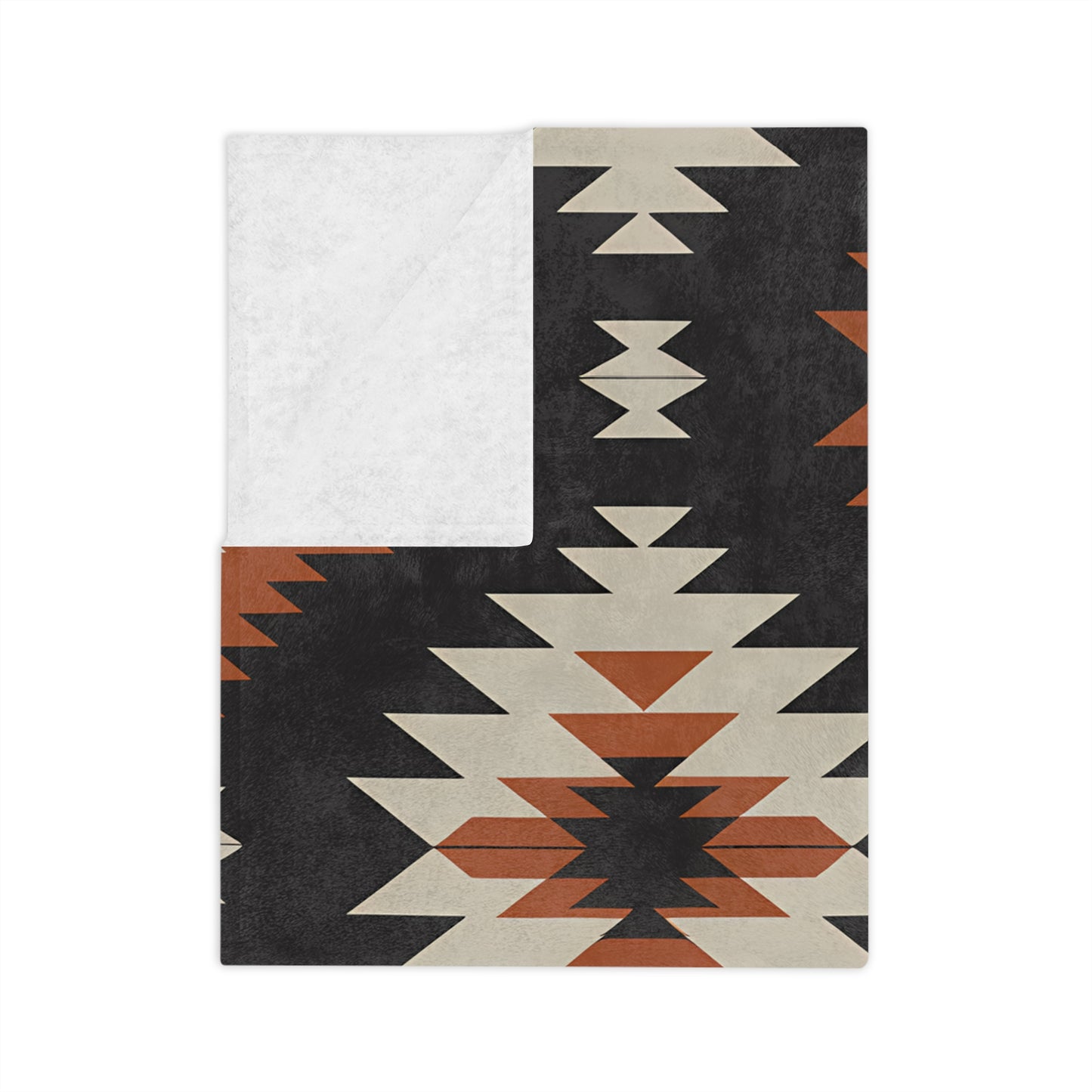 Tribal Print Velveteen Microfiber Blanket | Cozy Home Decor, Native American Inspired Gift, Boho Throw, Wedding Gift, Warm Soft Blanket - LOLA VEGAS ART