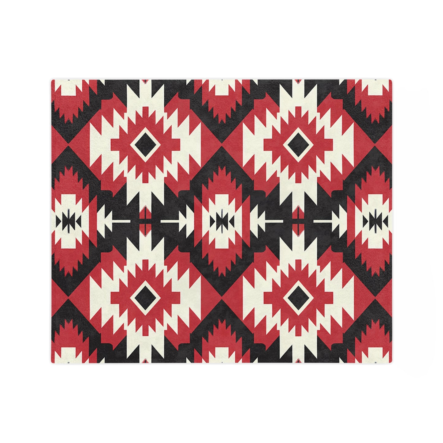 Southwestern Velvet Blanket, Cozy Throw for Home Decoration, Unique Gift for Housewarming, Outdoor Picnic Blanket, Soft Winter Comfort - LOLA VEGAS ART