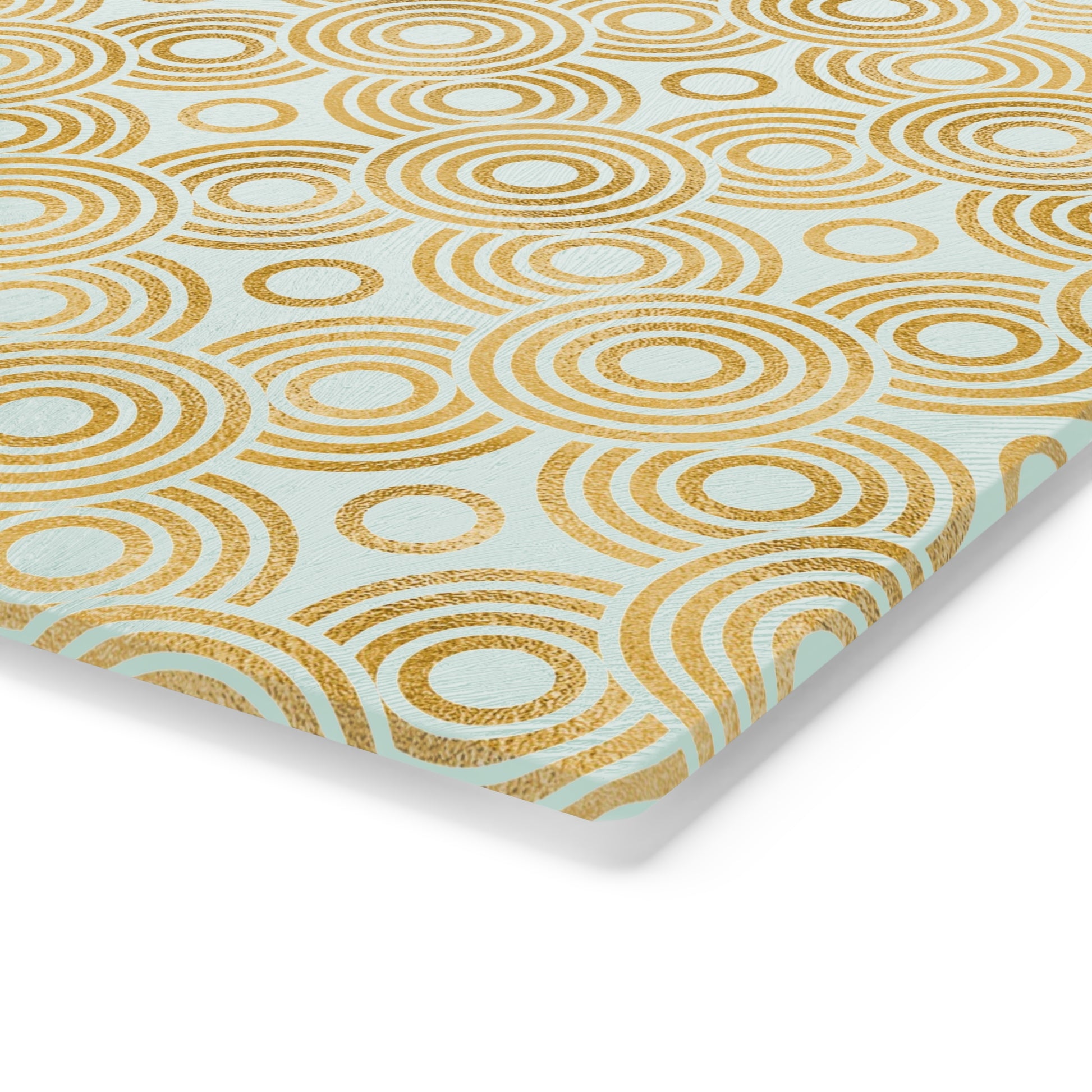 Elegant Geometric Glass Cutting Board | Kitchen Decor, Gift for Chefs, Home Cooking, Housewarming, Eco-Friendly, Hollywood Regency Decor - LOLA VEGAS ART