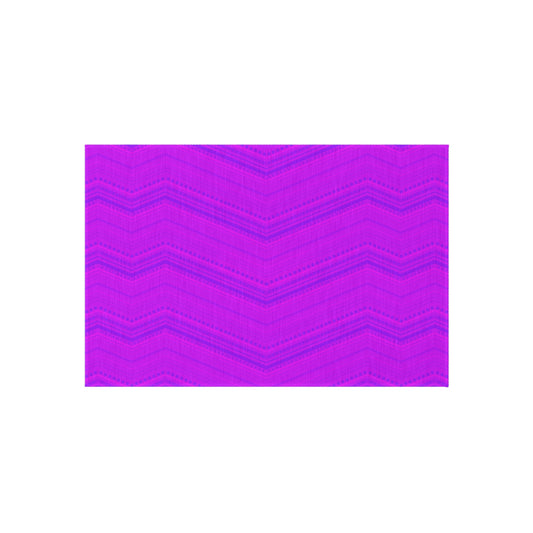 Pink and Purple Chevron Zigzag Pattern Outdoor/Indoor Rug | Chevron Patio Mat