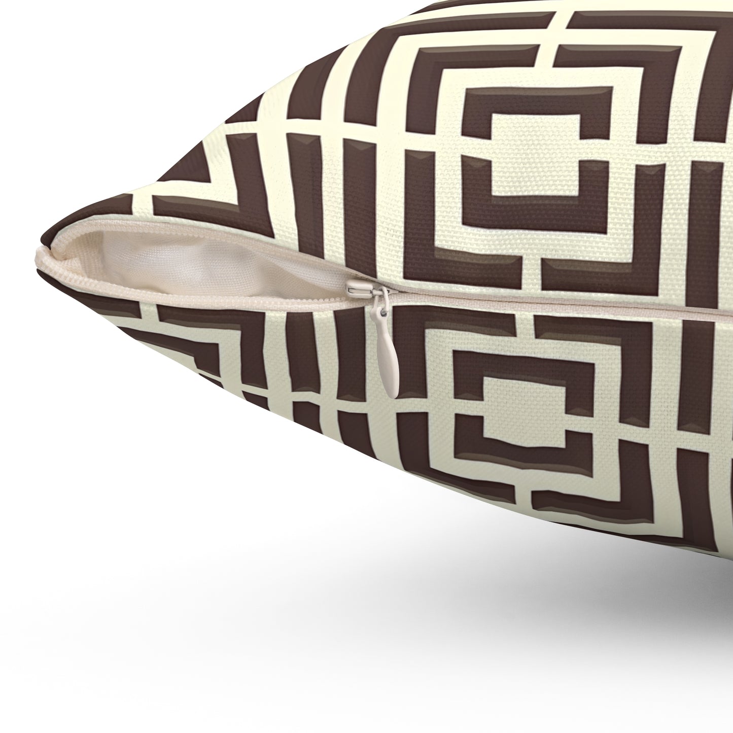 Geometric Pattern Pillow, Modern Home Decor, Square Cushion, Stylish Throw Pillow, Unique Gift for Couch or Bedroom, Trendy Accent