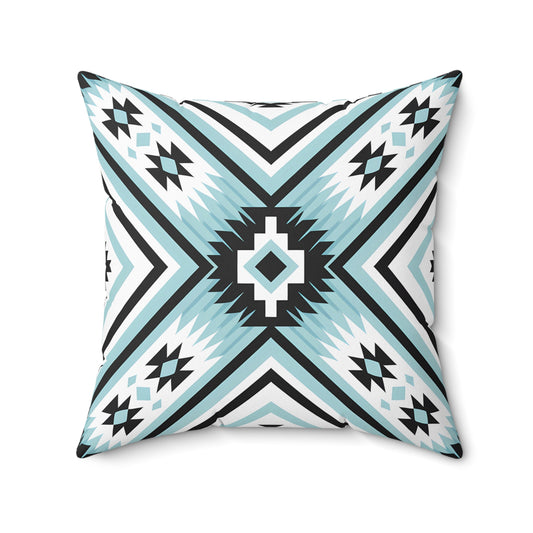 Bohemian Patterned Pillow, Modern Home Decor, Native American Inspired, Decorative Throw Pillow, Cozy Living Room Accent - LOLA VEGAS ART