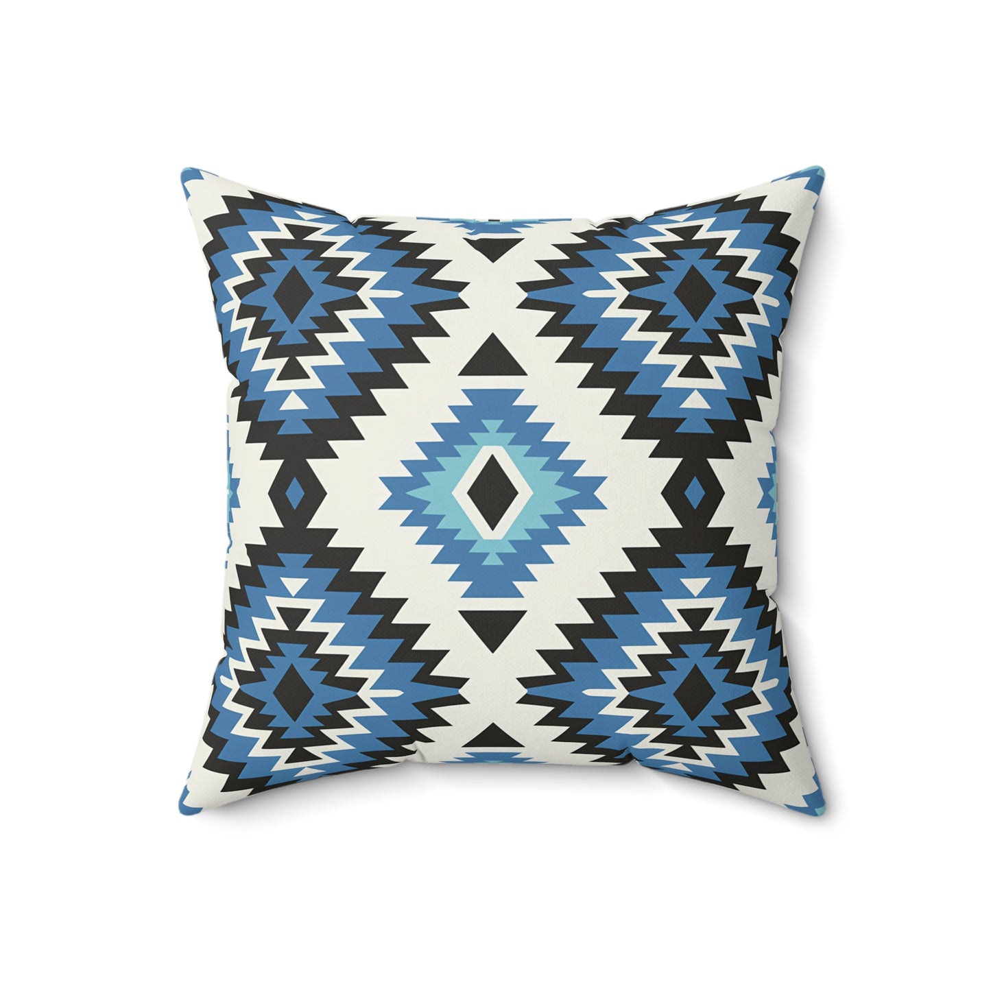Geometric Pattern Decorative Pillow, Boho Couch Cushion, Modern Home Decor, Bohemian Accent Pillow, Tribal Print Throw Pillow - LOLA VEGAS ART