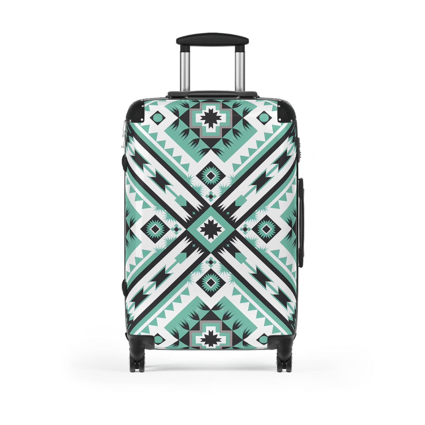 Geometric Travel Suitcase - Stylish Luggage for Adventure Seekers, Unique Patterned Carry-On, Trendy Travel Gear, Vacation Accessory, - LOLA VEGAS ART