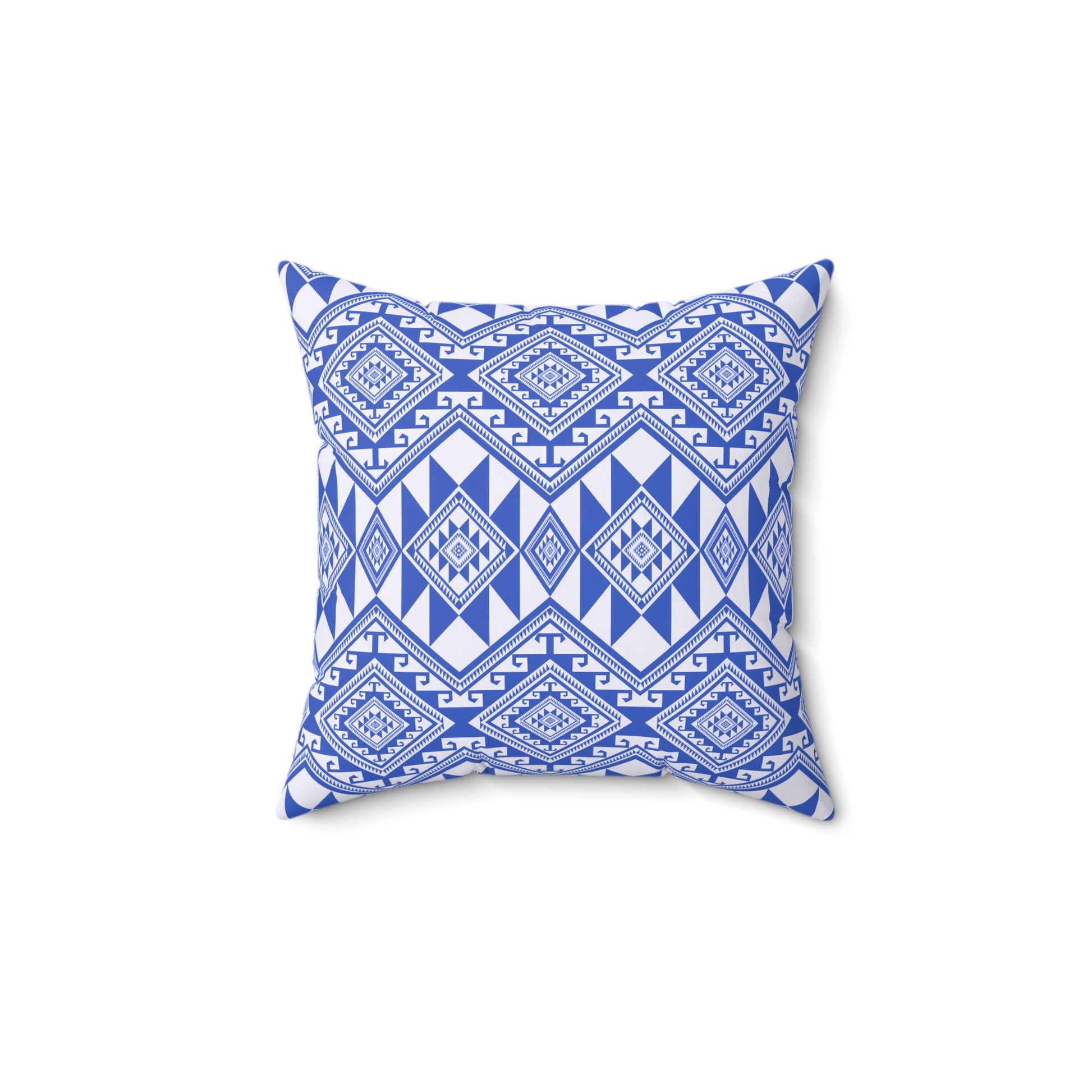 Boho Chic Square Pillow, Tribal Pattern Cushion, Decorative Throw Pillow, Couch Accent Pillow, Modern Home Decor, Southwestern Decor - LOLA VEGAS ART