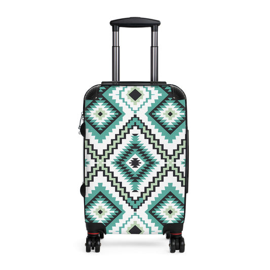 Trendy Patterned Suitcase - Stylish Luggage for Travel Lovers, Unique Carry-On, Gift for Travelers, Summer Trip Essentials, Eye-Catching - LOLA VEGAS ART