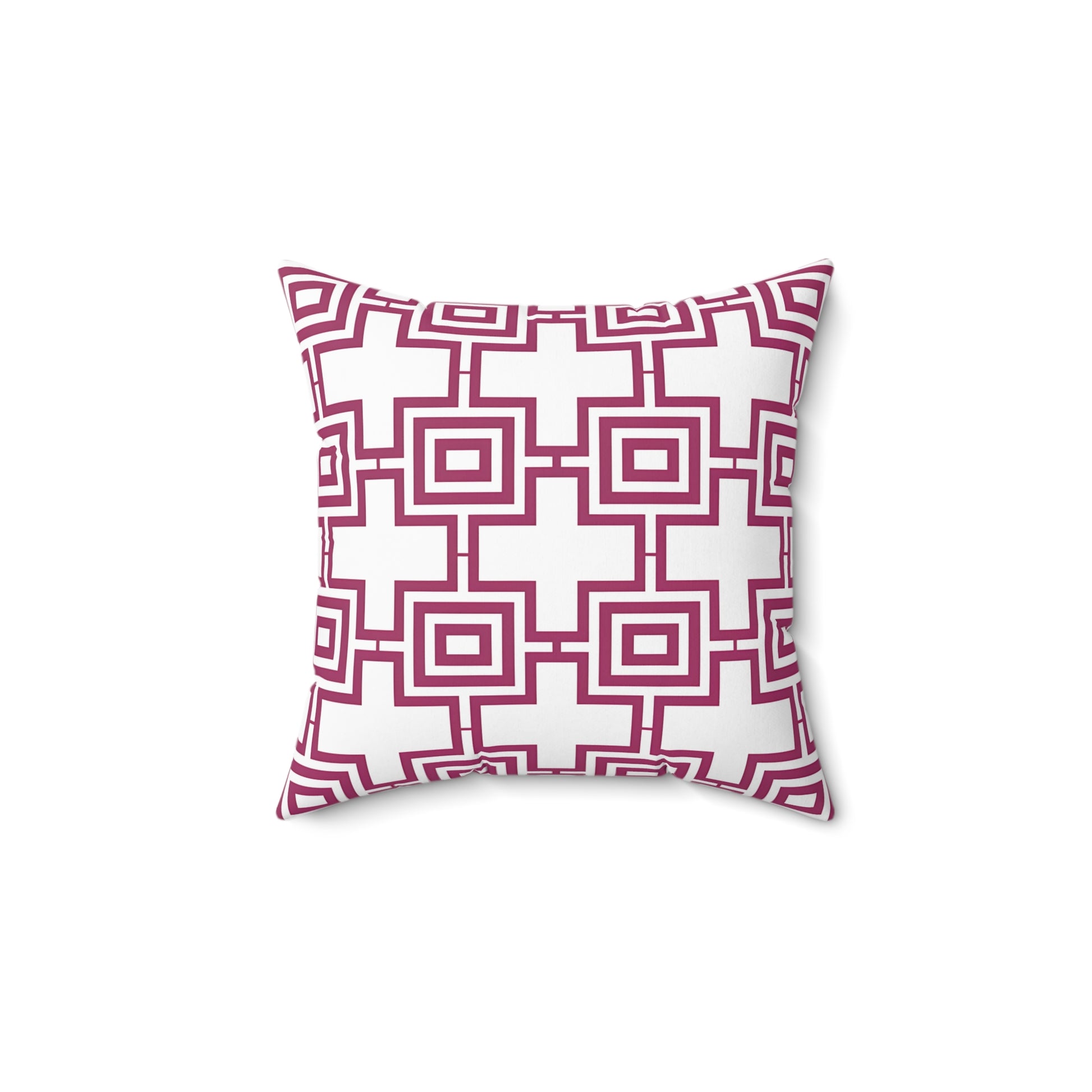 Chic Geometric Throw Pillow - Modern Home Decor, Sofa Cushion, Gift for Housewarming, Living Room Accent, Cozy Decoration - LOLA VEGAS ART