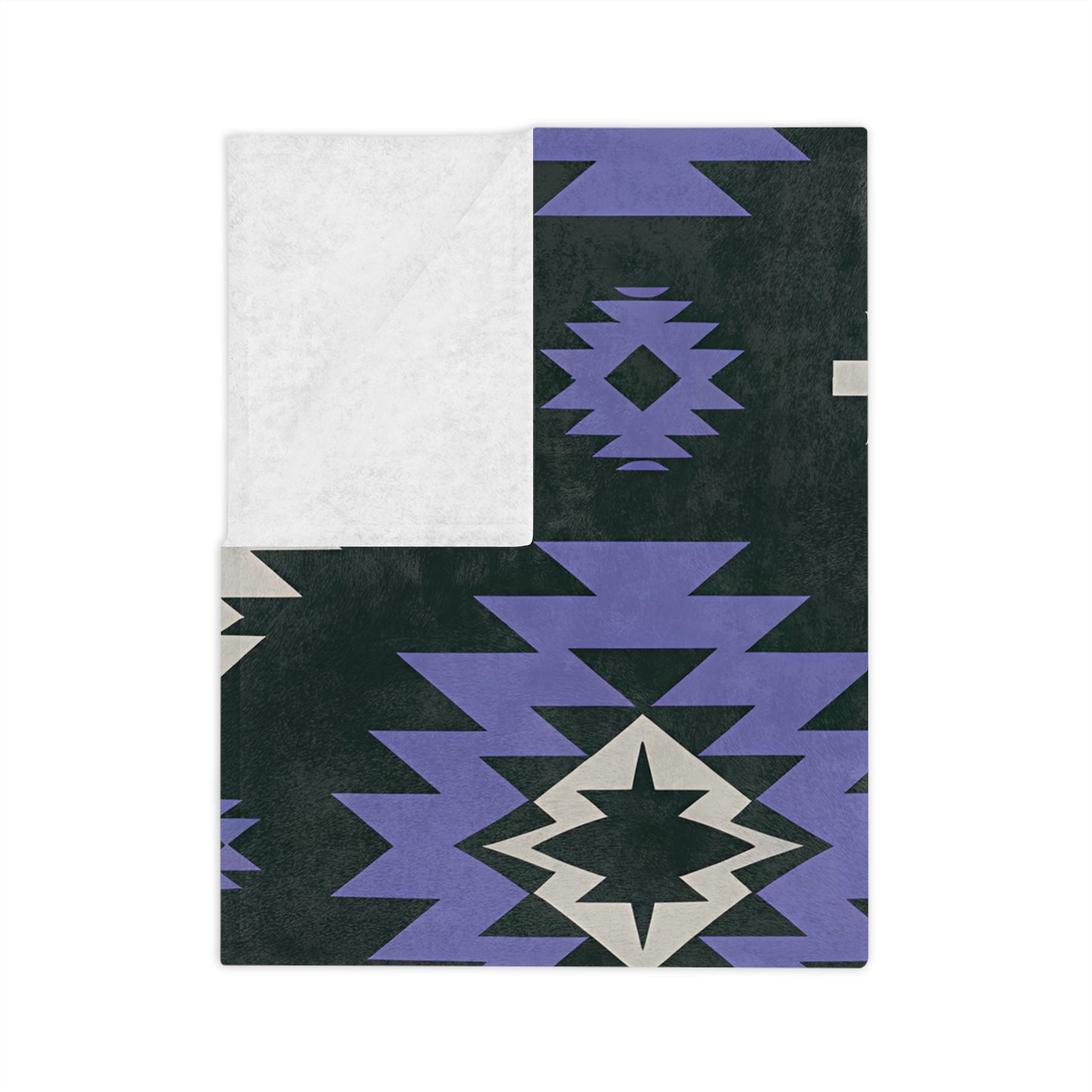 Cozy Velveteen Microfiber Blanket - Warm Tribal Pattern, Ideal for Home Décor, Gifts, Camping, and Picnics, Southwestern Blanket - LOLA VEGAS ART