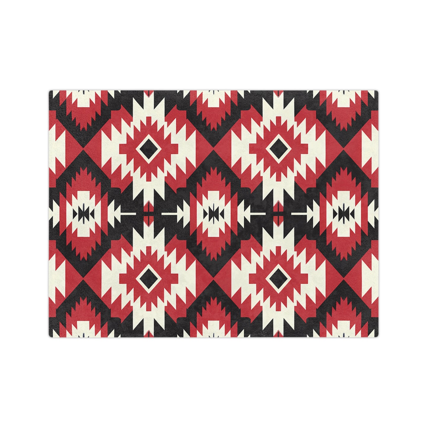 Southwestern Velvet Blanket, Cozy Throw for Home Decoration, Unique Gift for Housewarming, Outdoor Picnic Blanket, Soft Winter Comfort - LOLA VEGAS ART