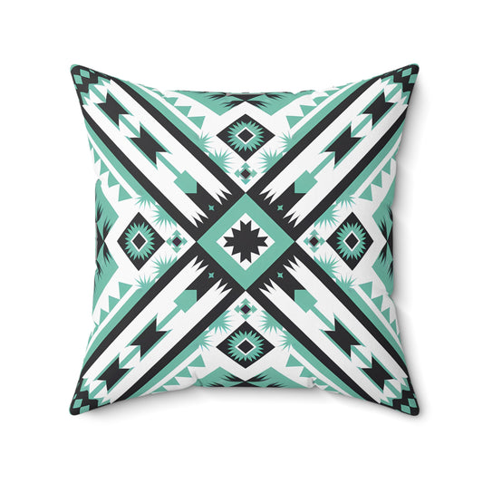 Modern Tribal Throw Pillow, Bohemian Home Decor, Southwestern Accent Cushion, Cozy Living Room Pillow, Perfect Gift for Housewarming - LOLA VEGAS ART