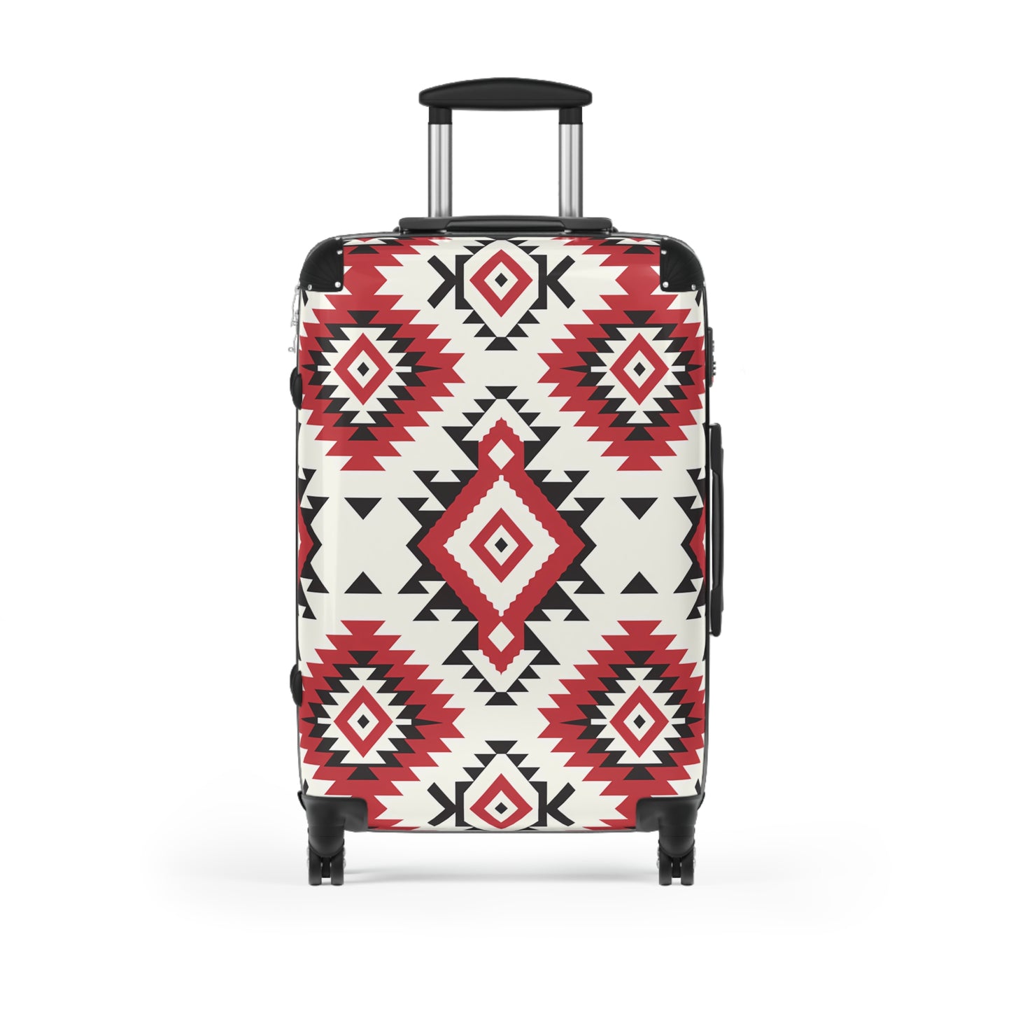 Trendy Tribal Suitcase, Stylish Luggage for Travelers, Boho Travel Case, Unique Carry-On for Vacations, Ideal Gift for Adventurers - LOLA VEGAS ART