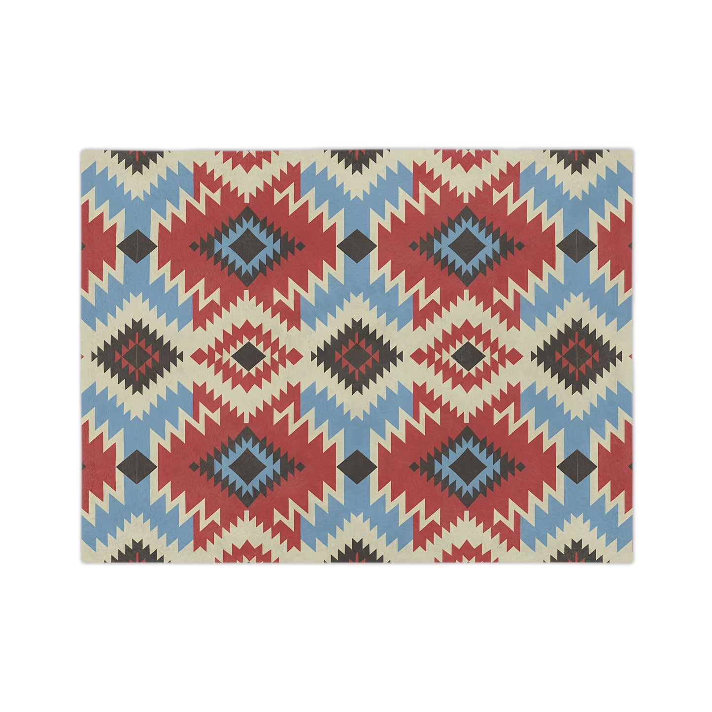 Boho Chic Velveteen Microfiber Blanket - Cozy Home Decor, Perfect for Camping, Gift for Her, Tribal Pattern, Soft Throw - LOLA VEGAS ART