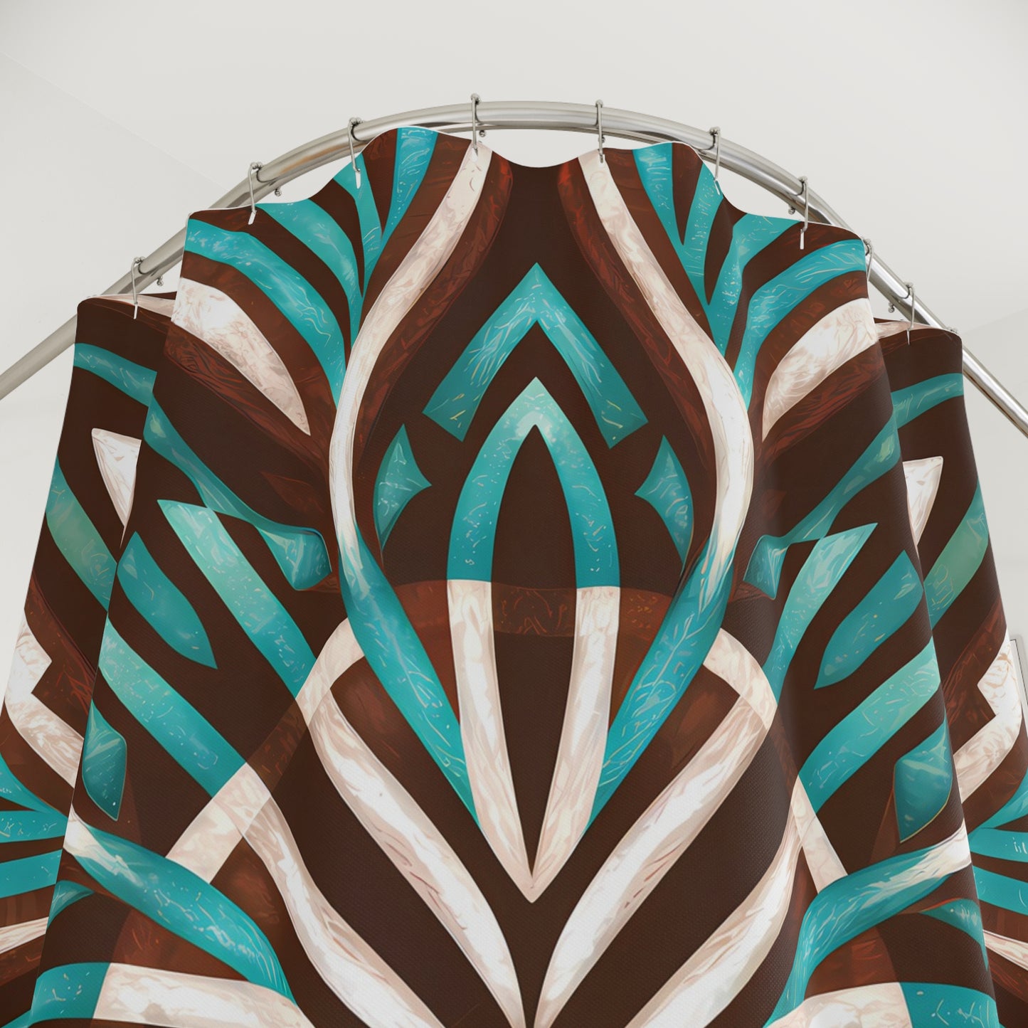 Boho Southwest Shower Curtain Eclectic Home Bathroom Accessory and Decor - LOLA VEGAS ART