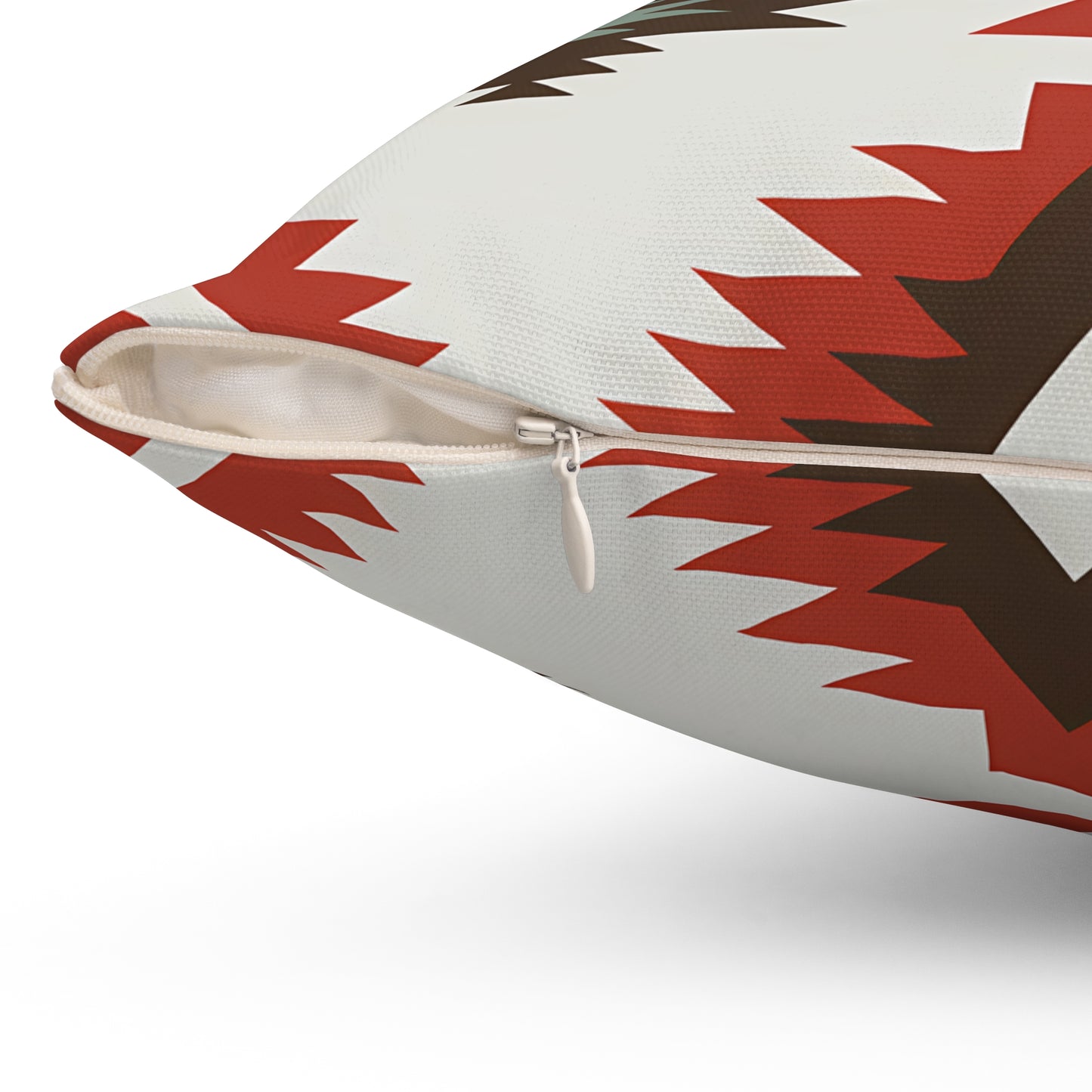 Boho Chic Spun Polyester Square Pillow, Southwest Decor, Tribal Pattern Accent Cushion, Home Cozy Throw Pillow, Gift for Housewarming - LOLA VEGAS ART