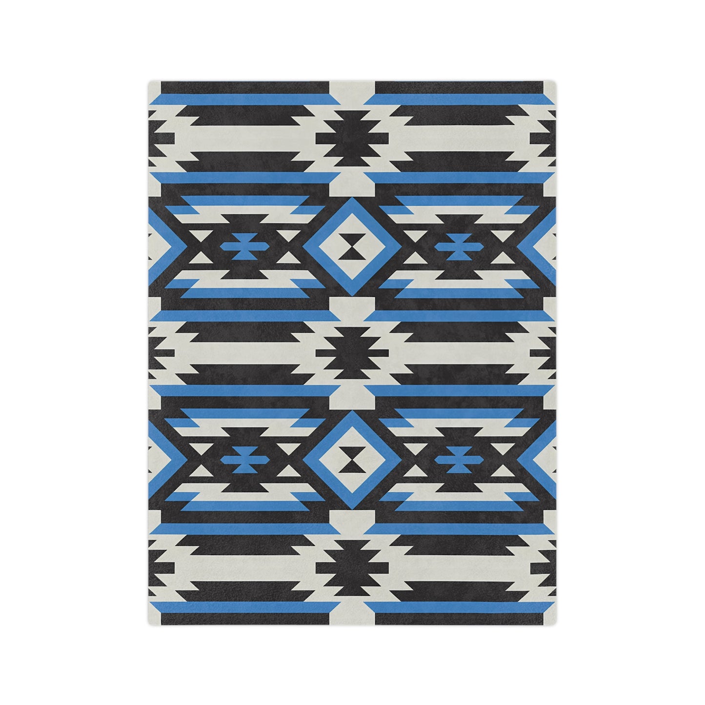 Geometric Pattern Velveteen Microfiber Blanket - Soft Throw for Home Decor, Cozy Gift for Any Occasion, Warm Blanket, Stylish Home - LOLA VEGAS ART