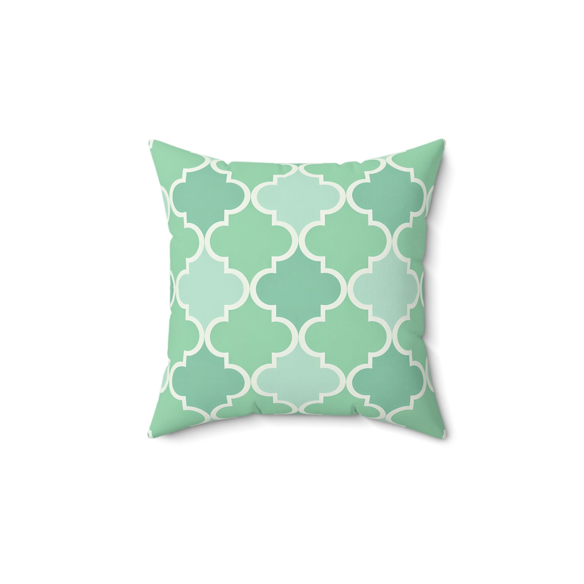 Mint Green Geometric Pillow, Modern Home Decor Cushion, Sofa Accent, Housewarming Gift, Boho Style Pillow, Living Room Decoration - LOLA VEGAS ART