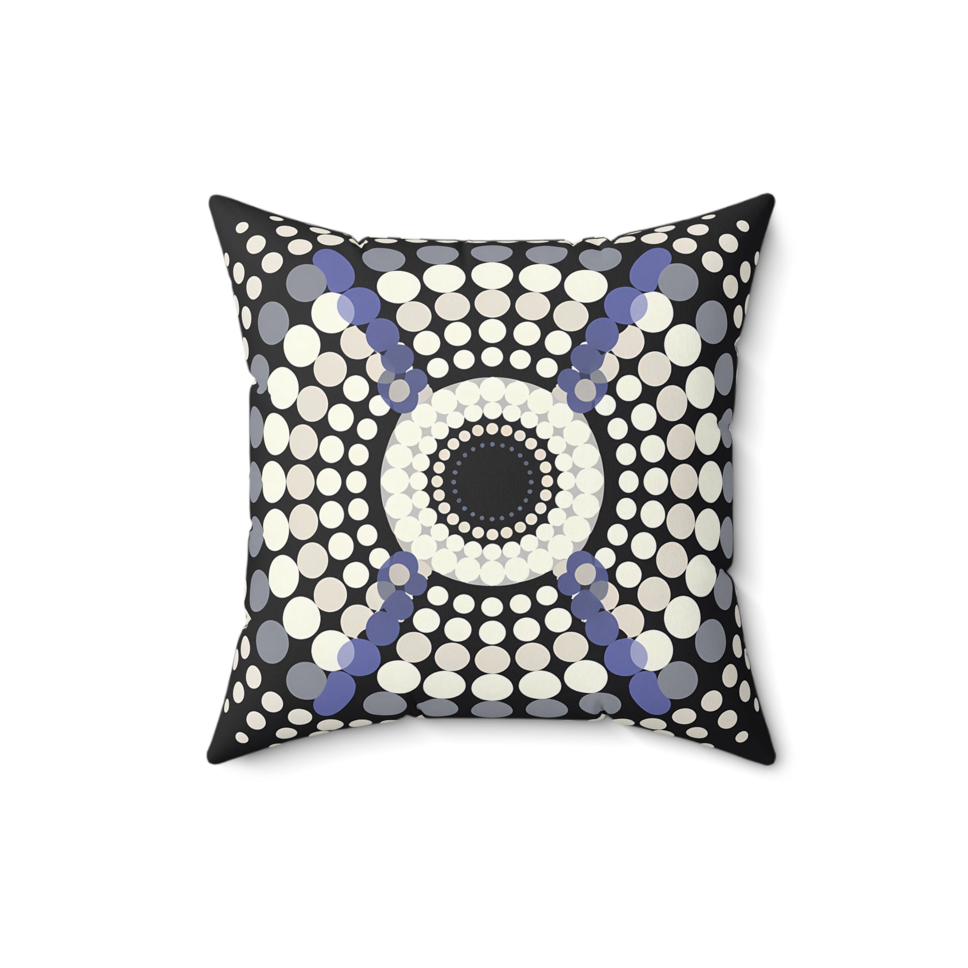 Black, White and Purple Geometric Decor Pillow, Modern Throw Pillow for Home, Stylish Cushion, Unique Gift Idea, Abstract Pillow Cover - LOLA VEGAS ART