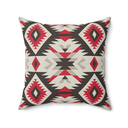 Tribal Pattern Decorative Pillow, Cozy Home Decor, Bohemian Accent Cushion, Modern Throw Pillow, Gift for Housewarming, Festival Vibes - LOLA VEGAS ART