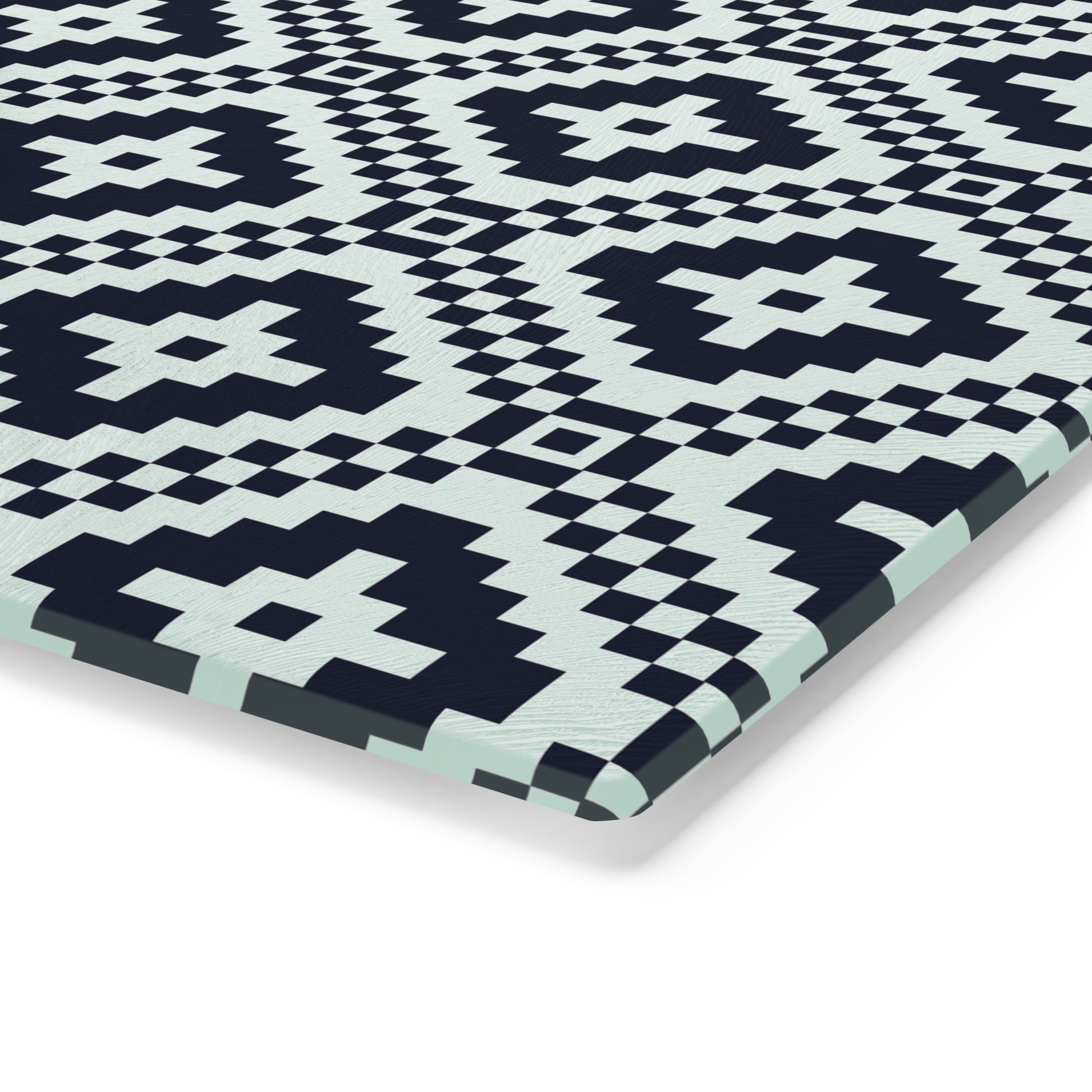 Chic Black and White Tribal Geometric Cutting Board, Modern Kitchen Decor, Gift for Home Chefs, Stylish Serving Tray, Unique Wedding Gift - LOLA VEGAS ART