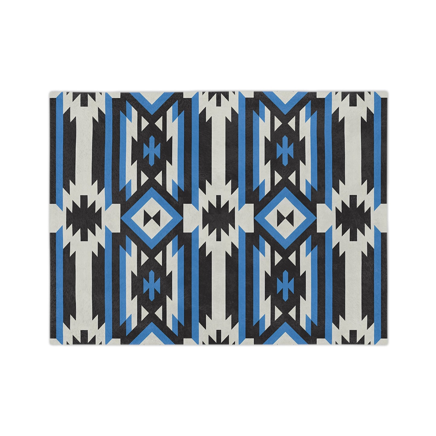 Geometric Pattern Velveteen Microfiber Blanket - Soft Throw for Home Decor, Cozy Gift for Any Occasion, Warm Blanket, Stylish Home - LOLA VEGAS ART