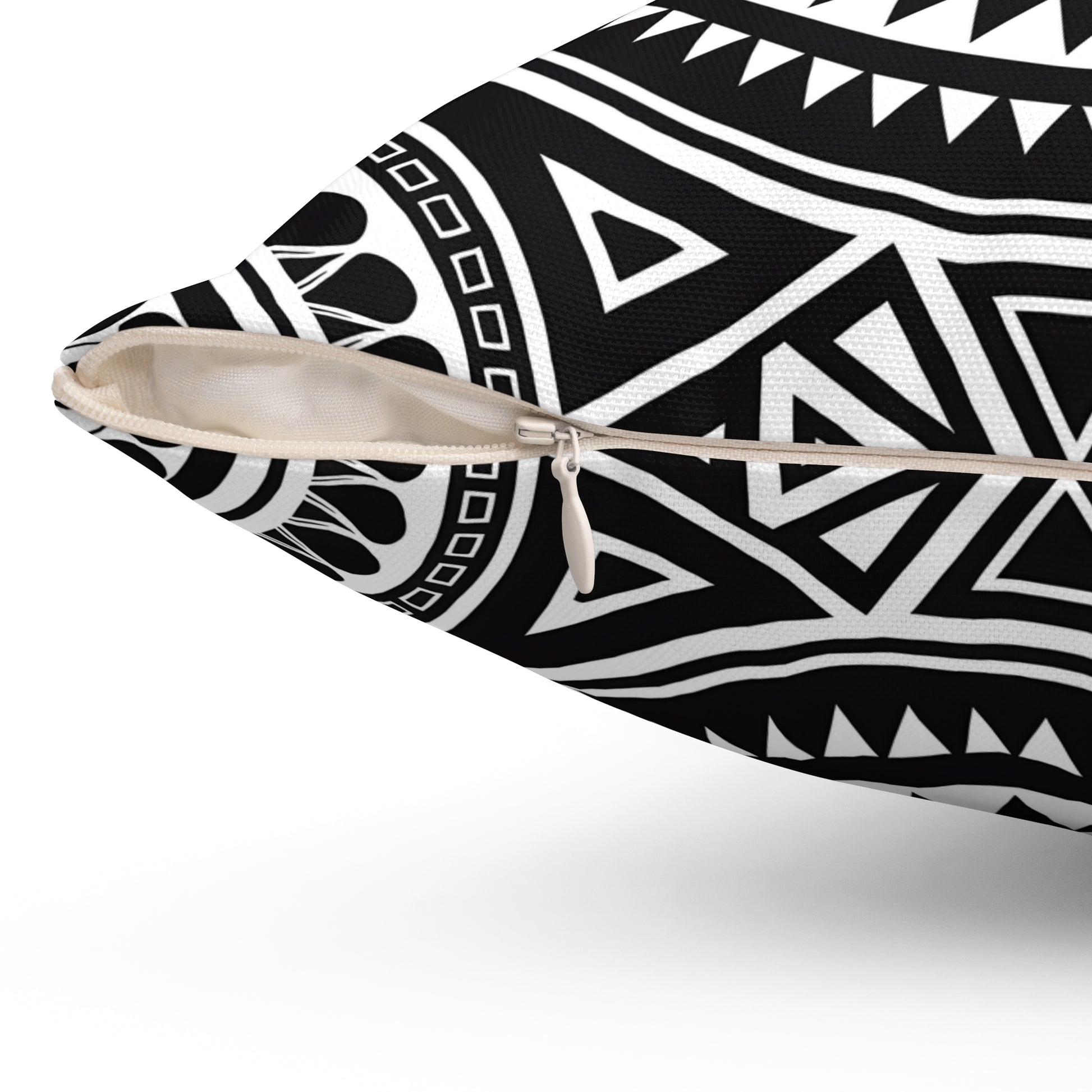 Bohemian Mandala Pillow | Modern Home Decor, Throw Pillow, Gift for Her, Cozy Living Room, Black and White Cushion - LOLA VEGAS ART