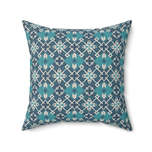 Boho Geometric Pillow - Cozy Home Decor, Modern Living Room Accent, Gift for Housewarming,  Decorative Throw Pillow, Soft Cushion - LOLA VEGAS ART