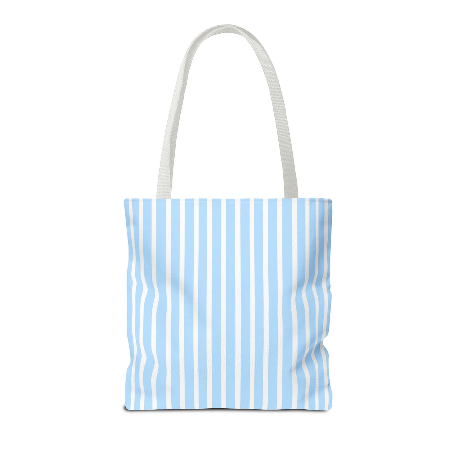 Chic Blue Striped Tote Bag, Casual Shopping Bag, Beach Tote, Eco-Friendly Handbag, Summer Style Accessory, Travel Essentials