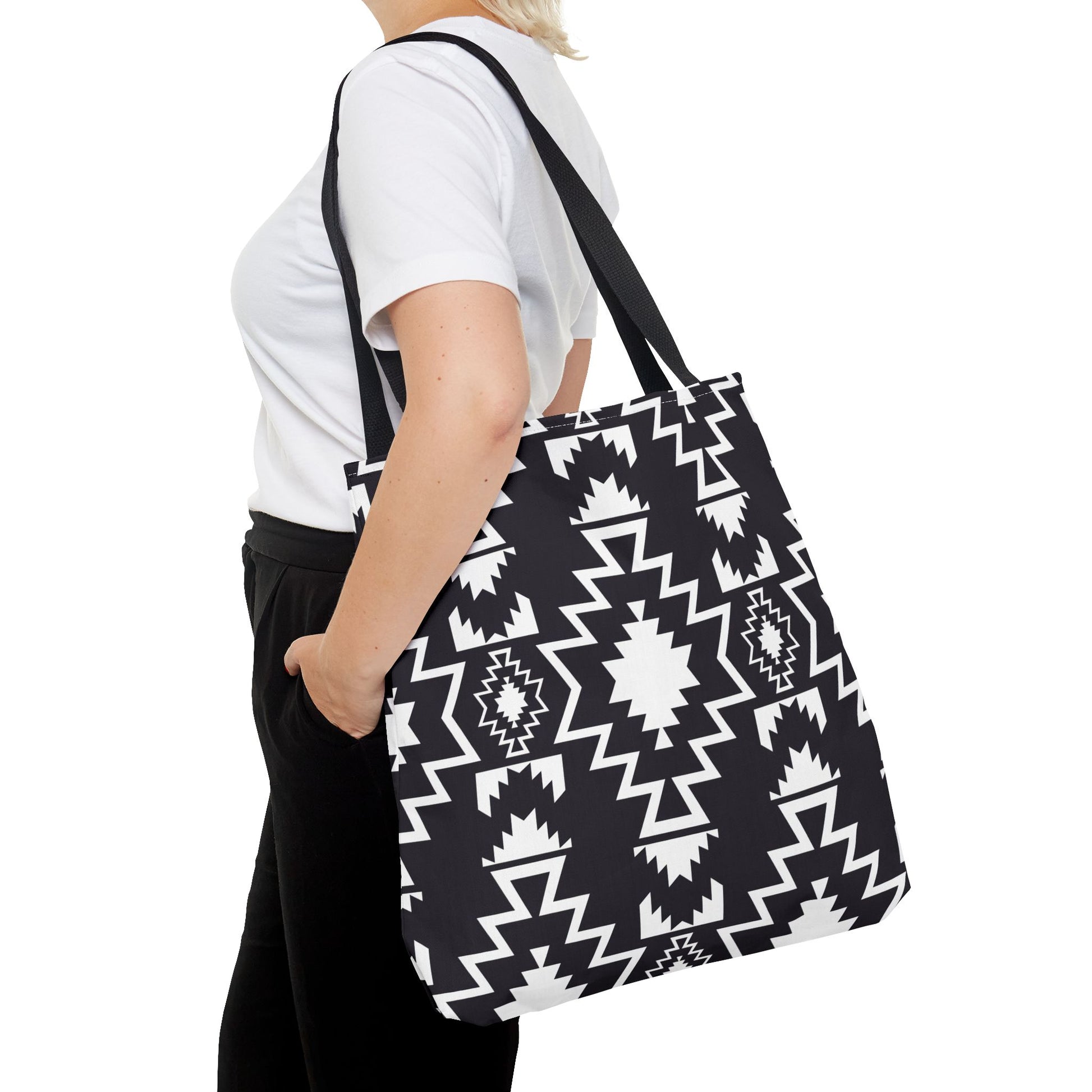 Stylish Tribal Tote Bag | Boho Chic Carryall, Eco-Friendly Shopping Bag, Beach Bag, Unique Gift for Her, Festival Accessory - LOLA VEGAS ART
