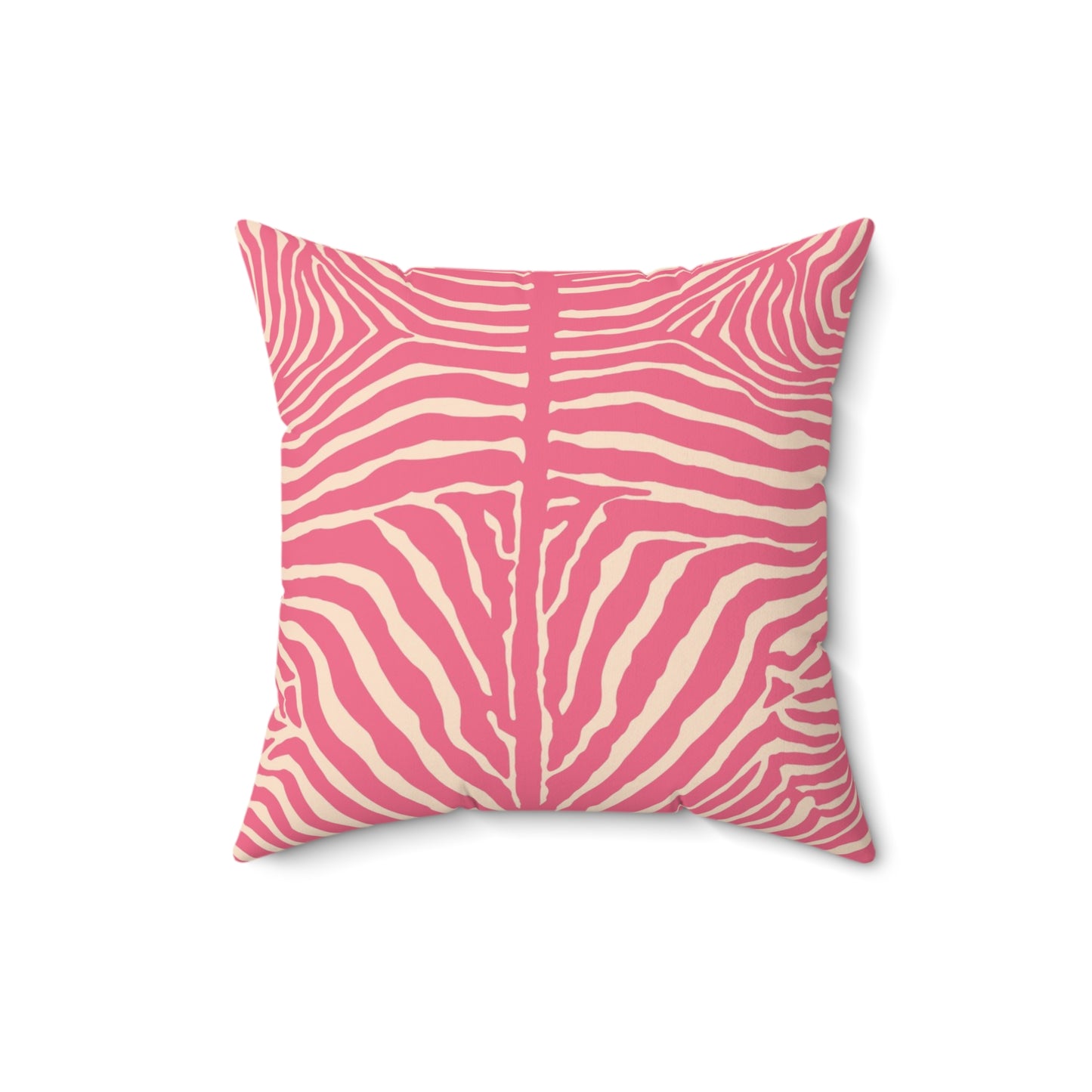 Chic Pink Zebra Print Pillow, Throw Pillow, Home Decor, Modern Bedroom Accent, Gift for Animal Lovers, Summer Vibes