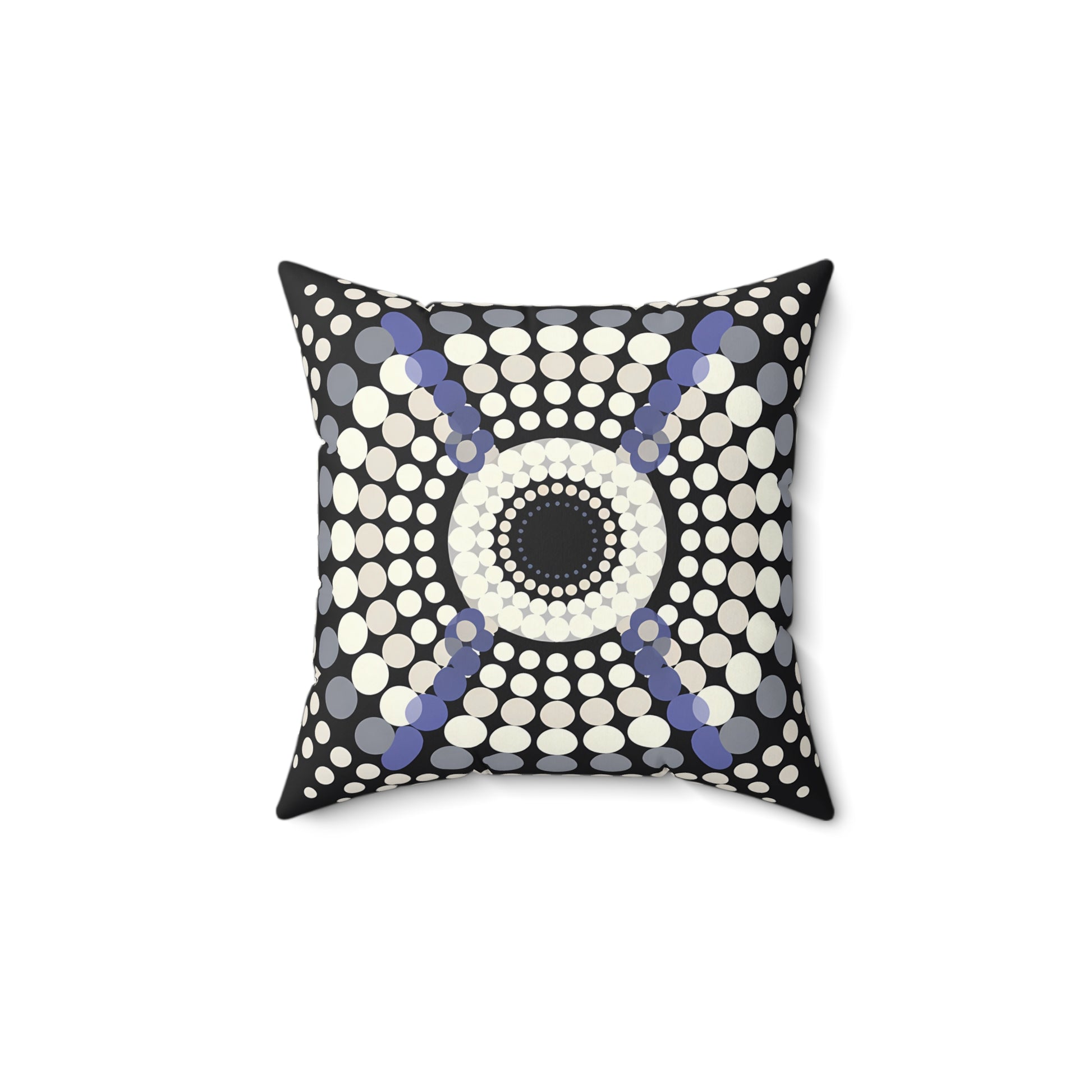 Black, White and Purple Geometric Decor Pillow, Modern Throw Pillow for Home, Stylish Cushion, Unique Gift Idea, Abstract Pillow Cover - LOLA VEGAS ART