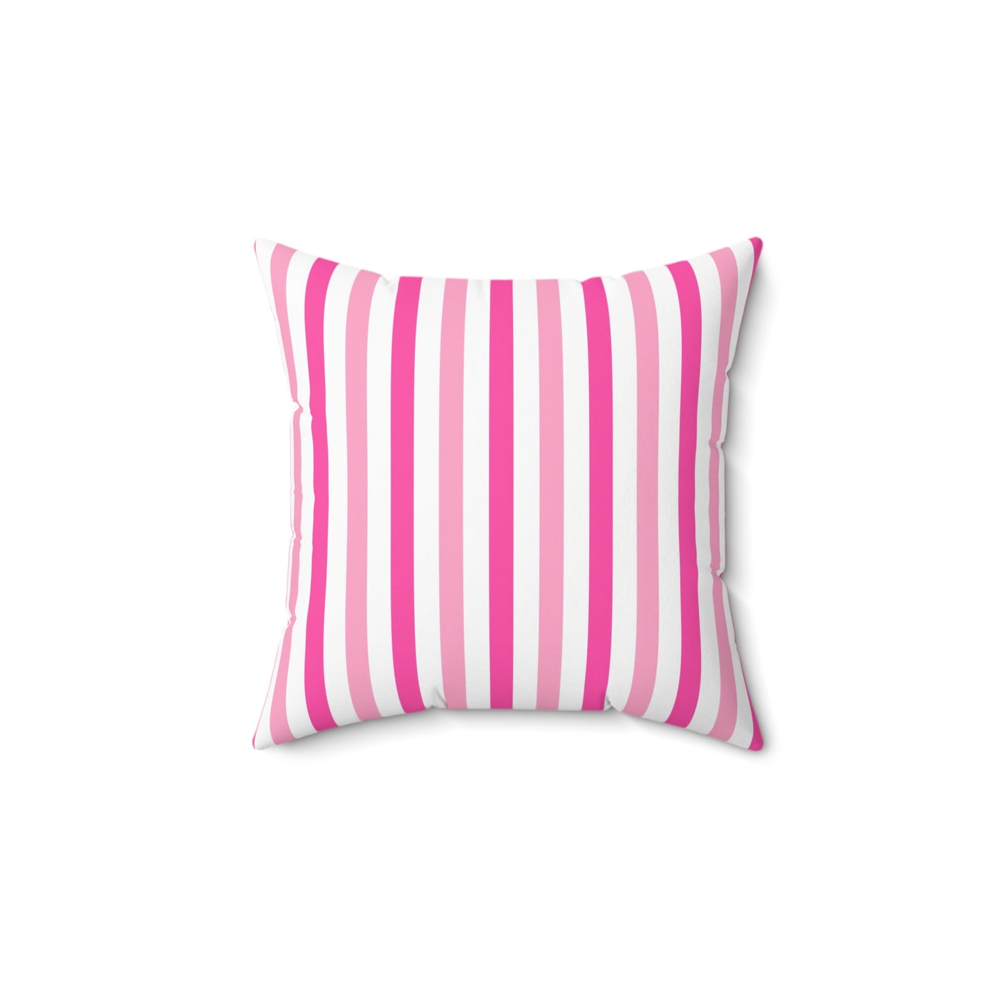 Pink Stripe Decorative Pillow, Living Room Cushion, Throw Pillow, Home Decor, Gift for Her, Birthday Present, Feminine Throw Pillow - LOLA VEGAS ART