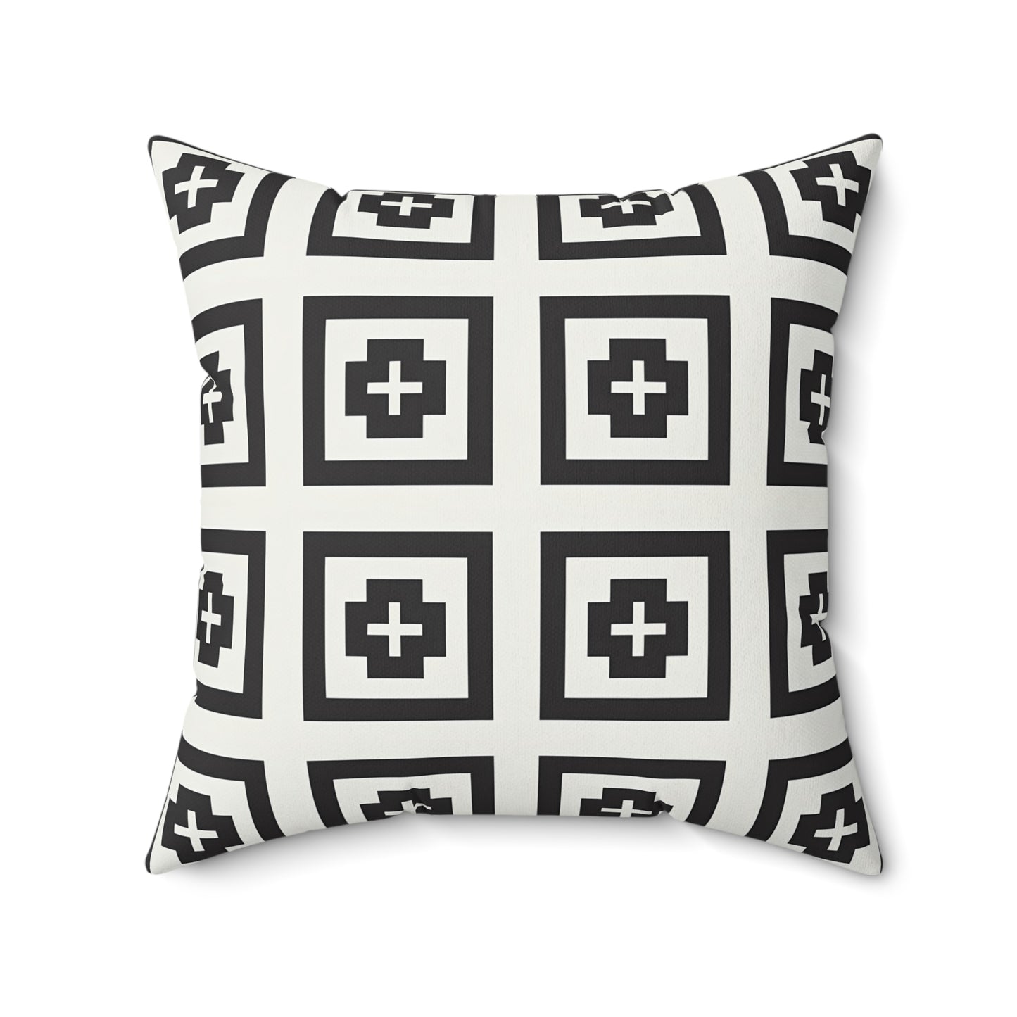 Modern Geometric Decor Pillow, Cushion for Living Room, Office, Minimalist Home Accent, Gift for Housewarming, Neutral Tones